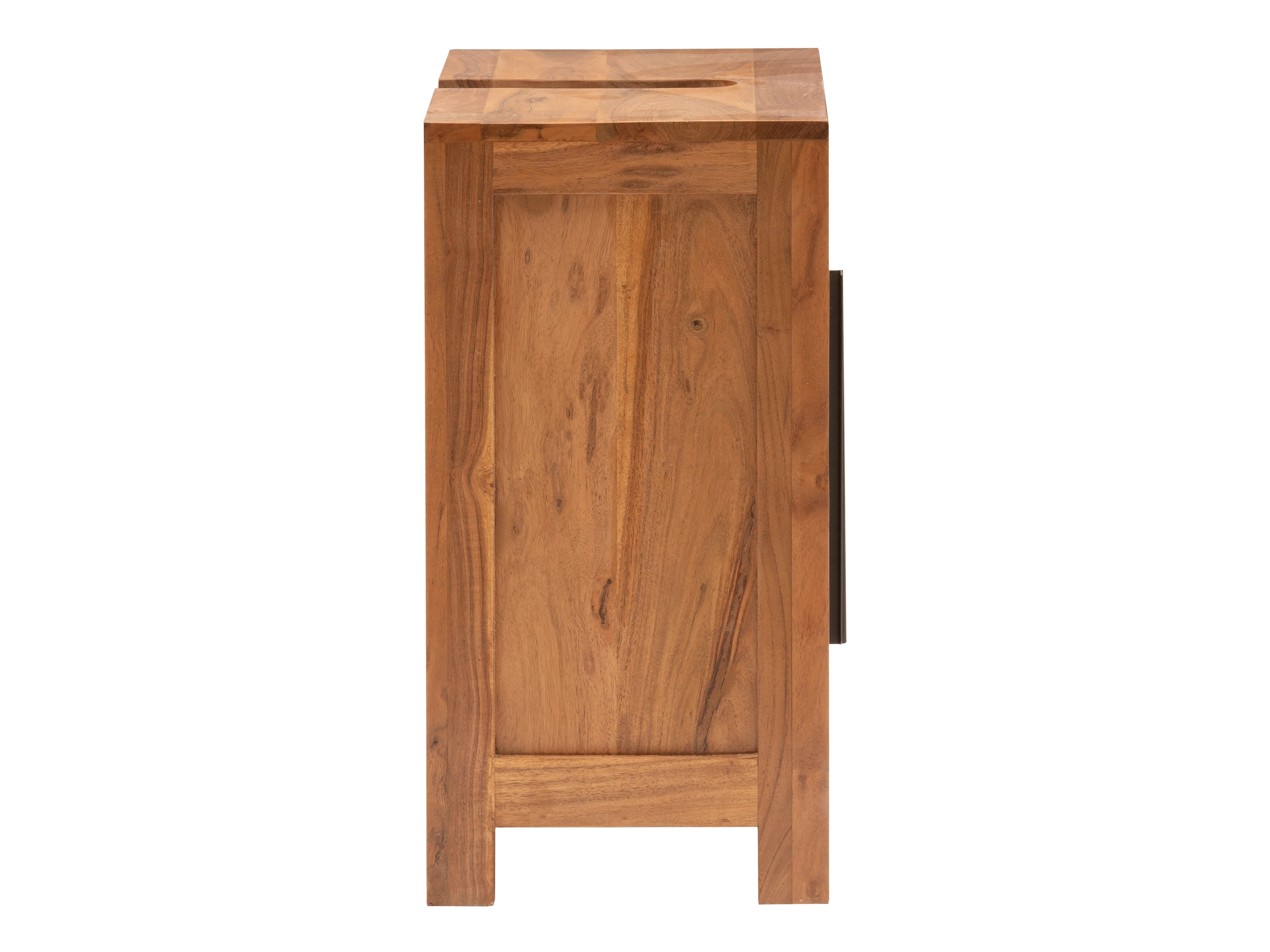 Waschbeckenunterschrank Osbon - Metallgriffe Schwarz