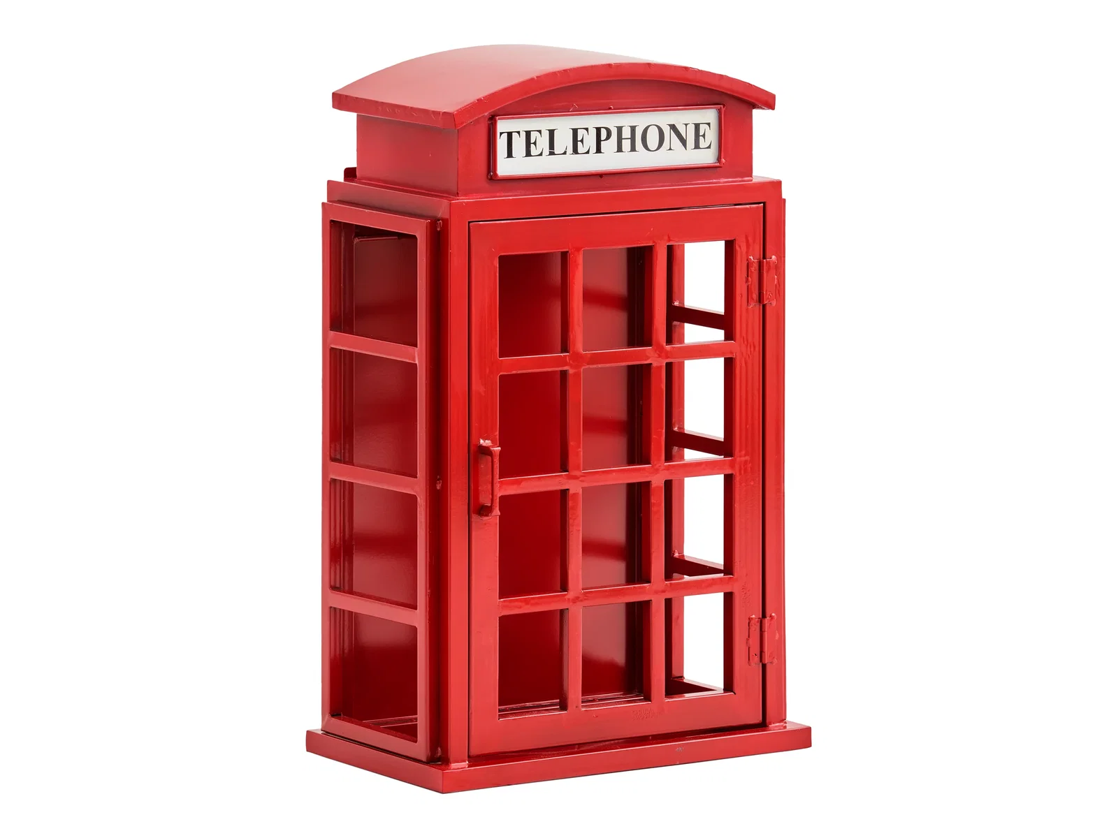 Barregal Wandschrank Telefonzelle rot