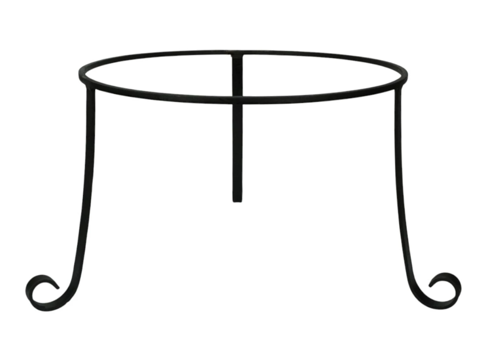 Feuerschale Embero Pure Metallständer, rund (Ø50×35 cm), schwarz – Freisteller Frontansicht Feuerschale Embero Pure Metallständer, rund (Ø50×35 cm), schwarz – Freisteller Frontansicht