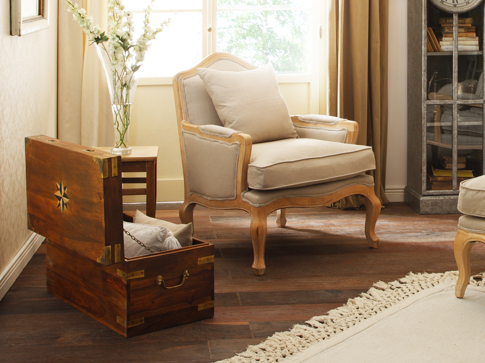 Truhe Merlow Akazie 87cm