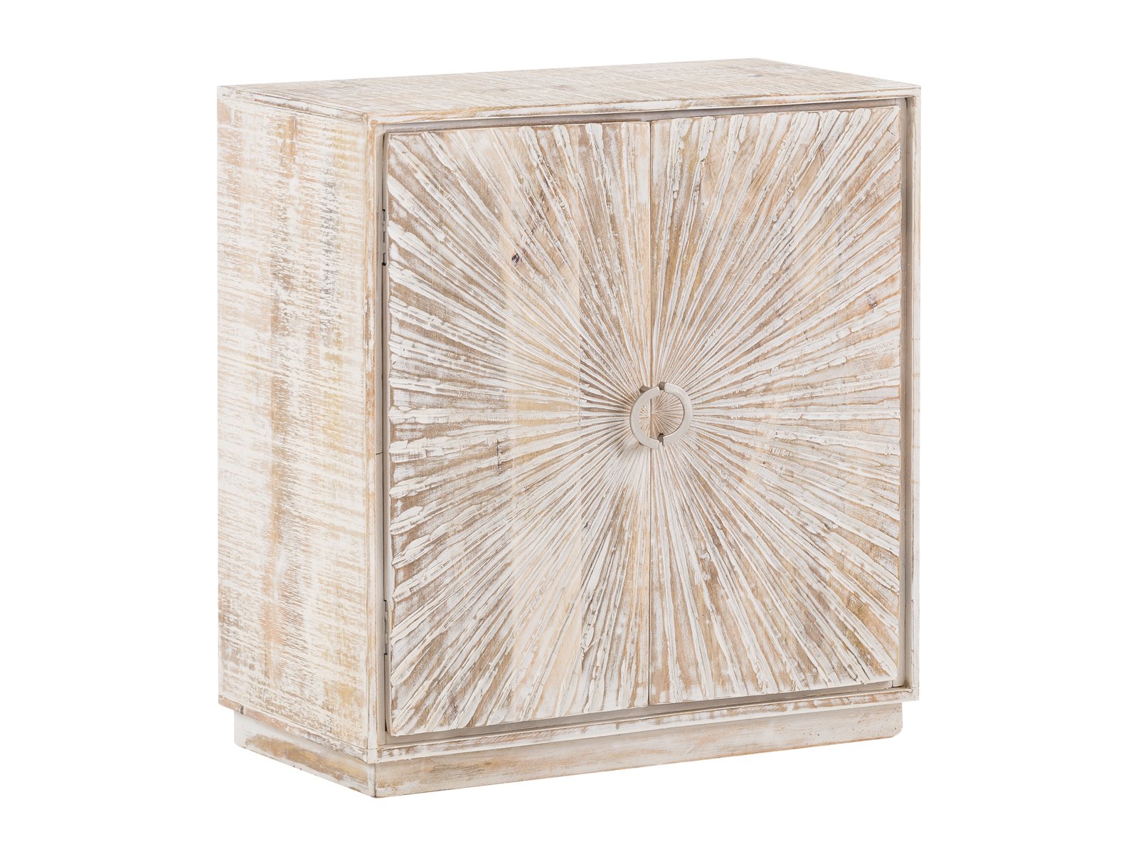 Kommode Sambia Kommode Sambia Holz - Mango 85x90x45 Schrägansicht