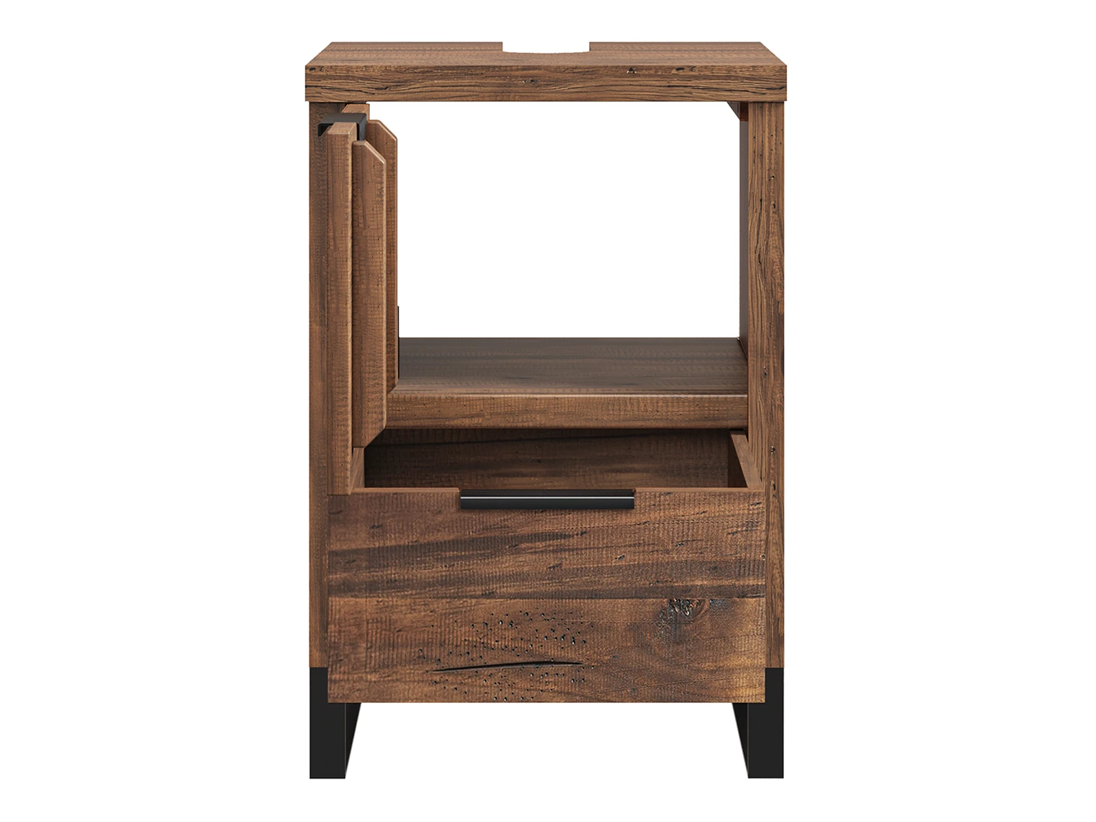 Badmöbel Set Sydney Pinie 2teilig Waschbeckenunterschrank Sydney Pinie schmal