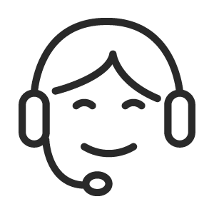 B2B-Beratung-Icon: blaues Headset- und Sprechblasen-Symbol, steht für persönliche Kundenberatung