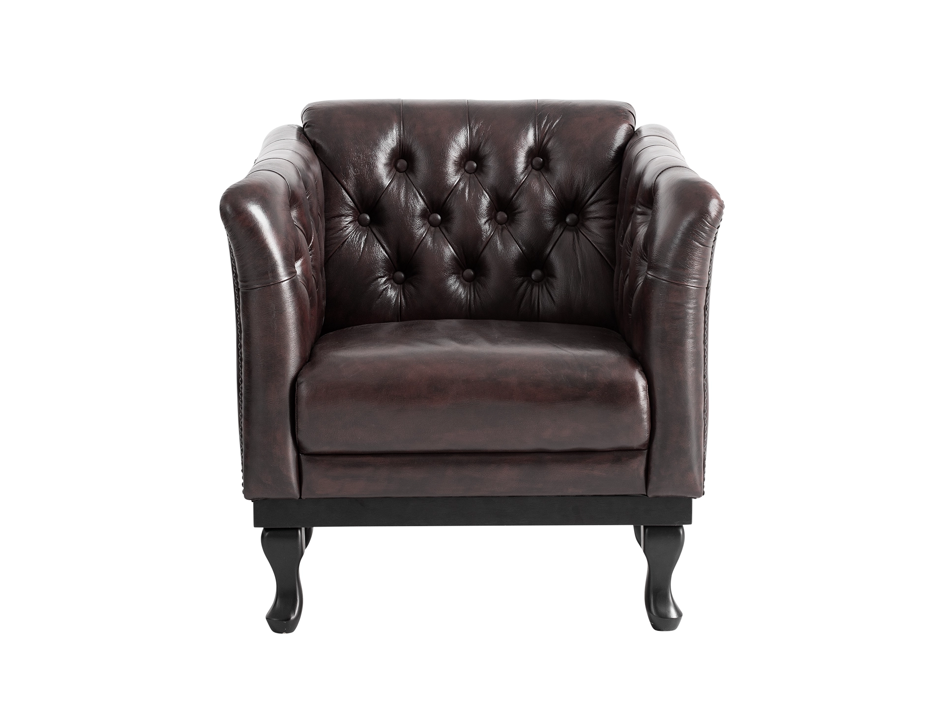 Moderner Holzsessel mit gepolstertem Sitz und Rückenlehne im skandinavischen Stil, heller Stoffbezug, dezentes Ambiente