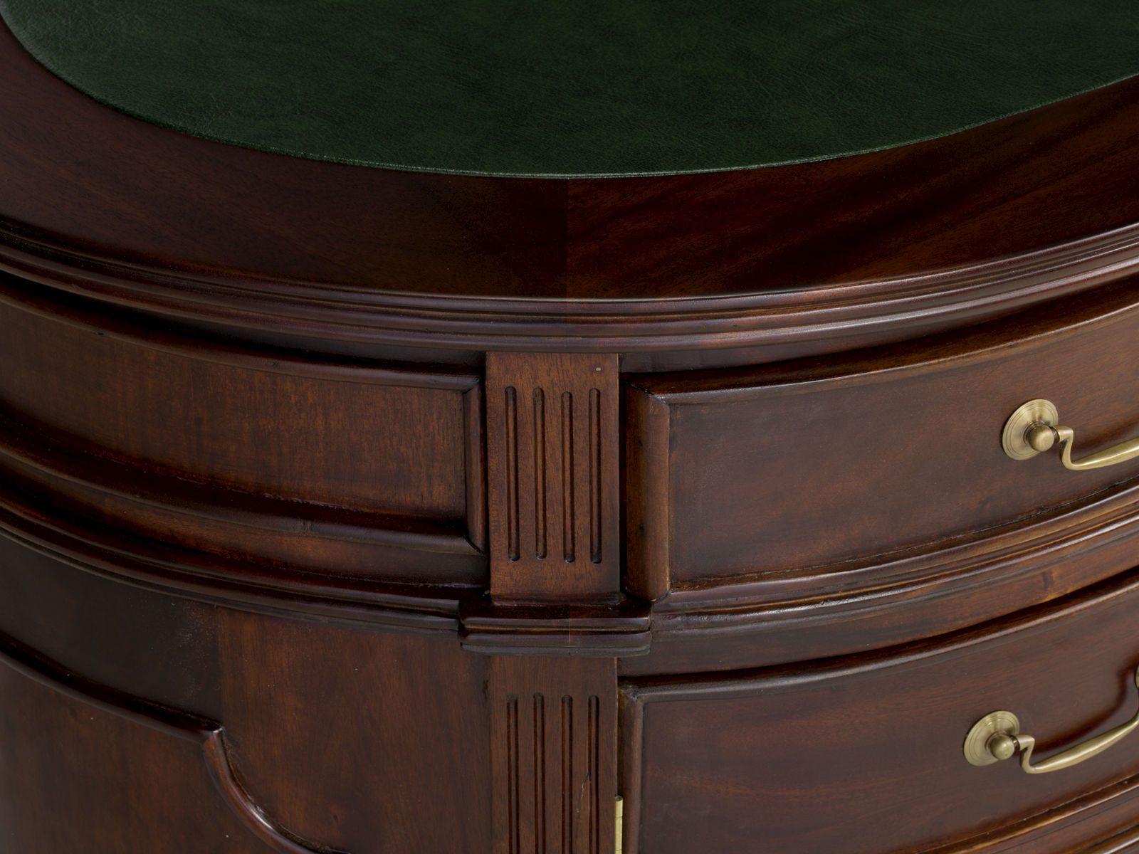 Schreibtisch Cambridge II Holz - Mahagoni 180x80x76