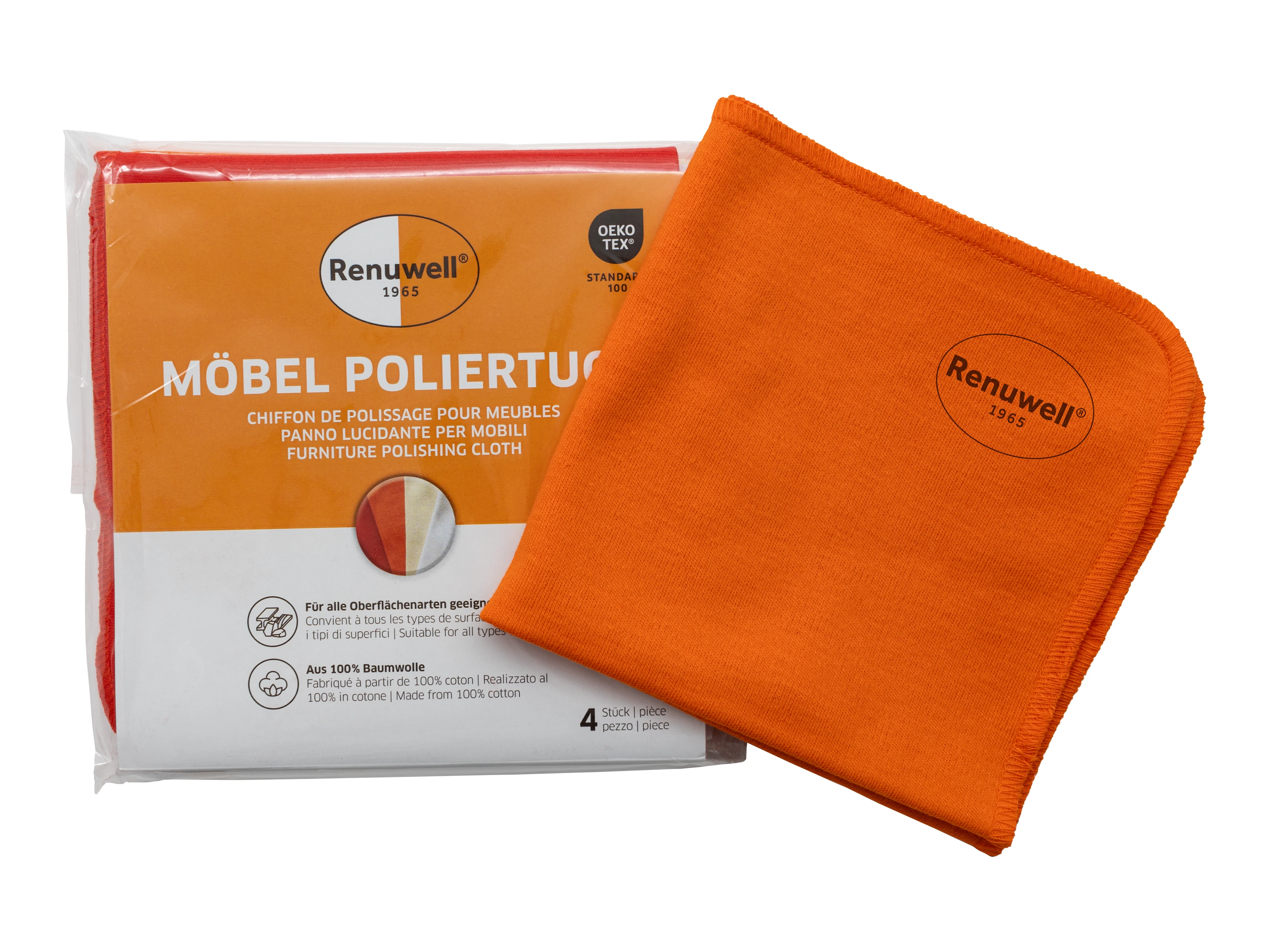 Renuwell Möbel Poliertuch 4 Stk.