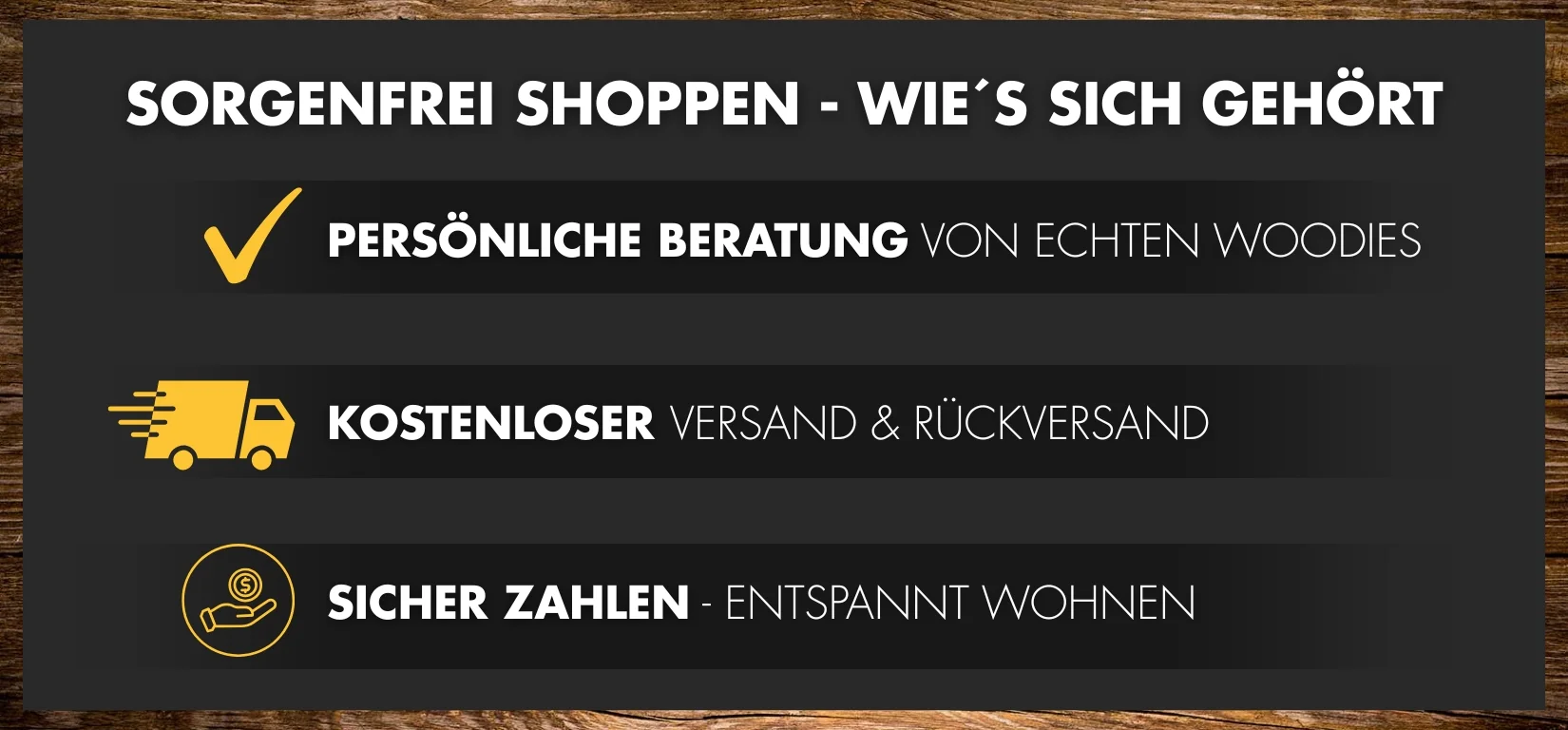 Störer mit Text 'Service' für Mobilansicht, freundlicher Look in kontraststarken Farben, moderner Service-Banner.