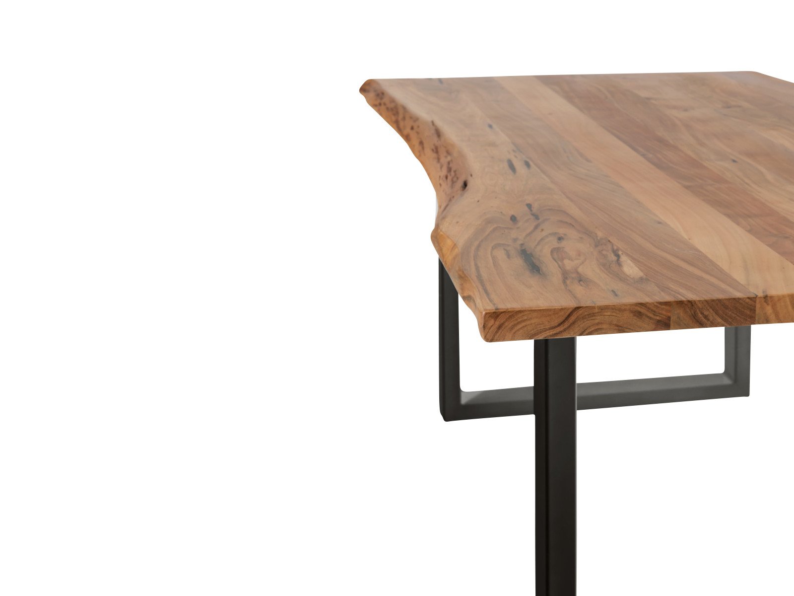 Esstisch Bullwer Akazie schwarz 230x100 cm Holz - Akazie 230x75x100 Detailbild
