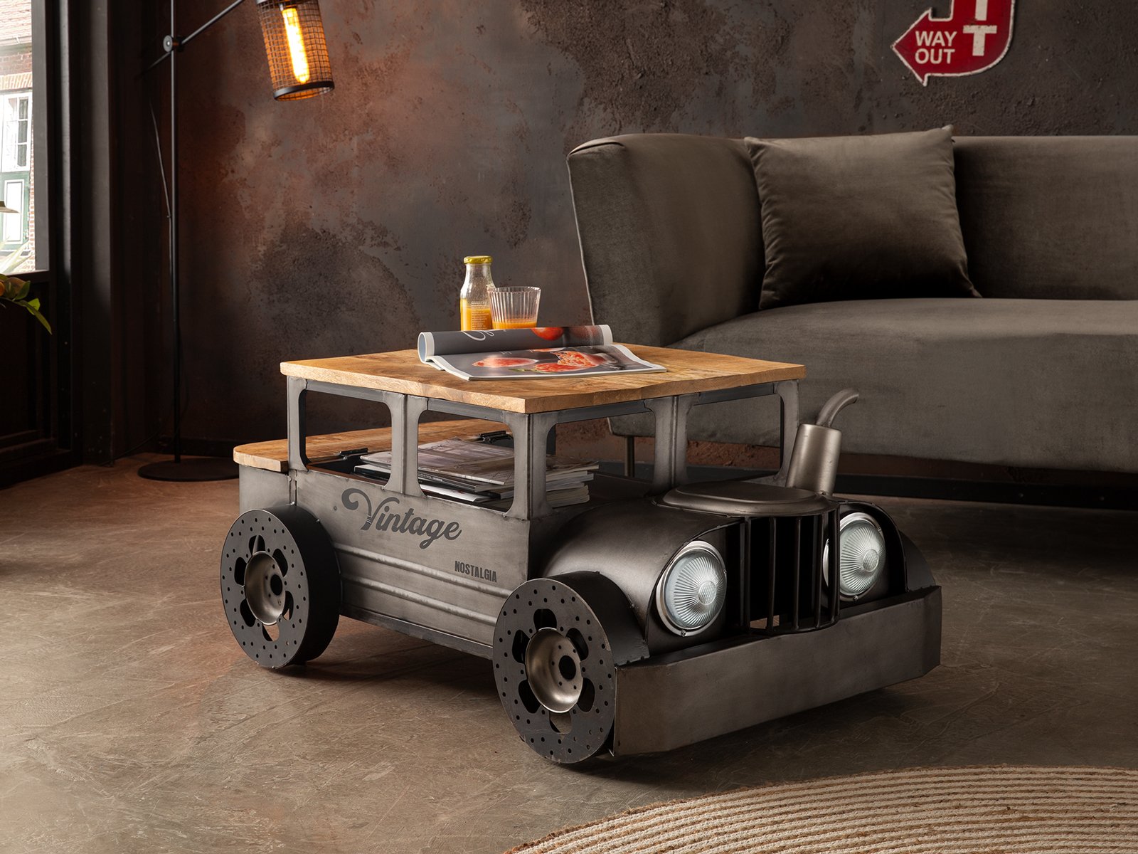 couchtisch car mit schub