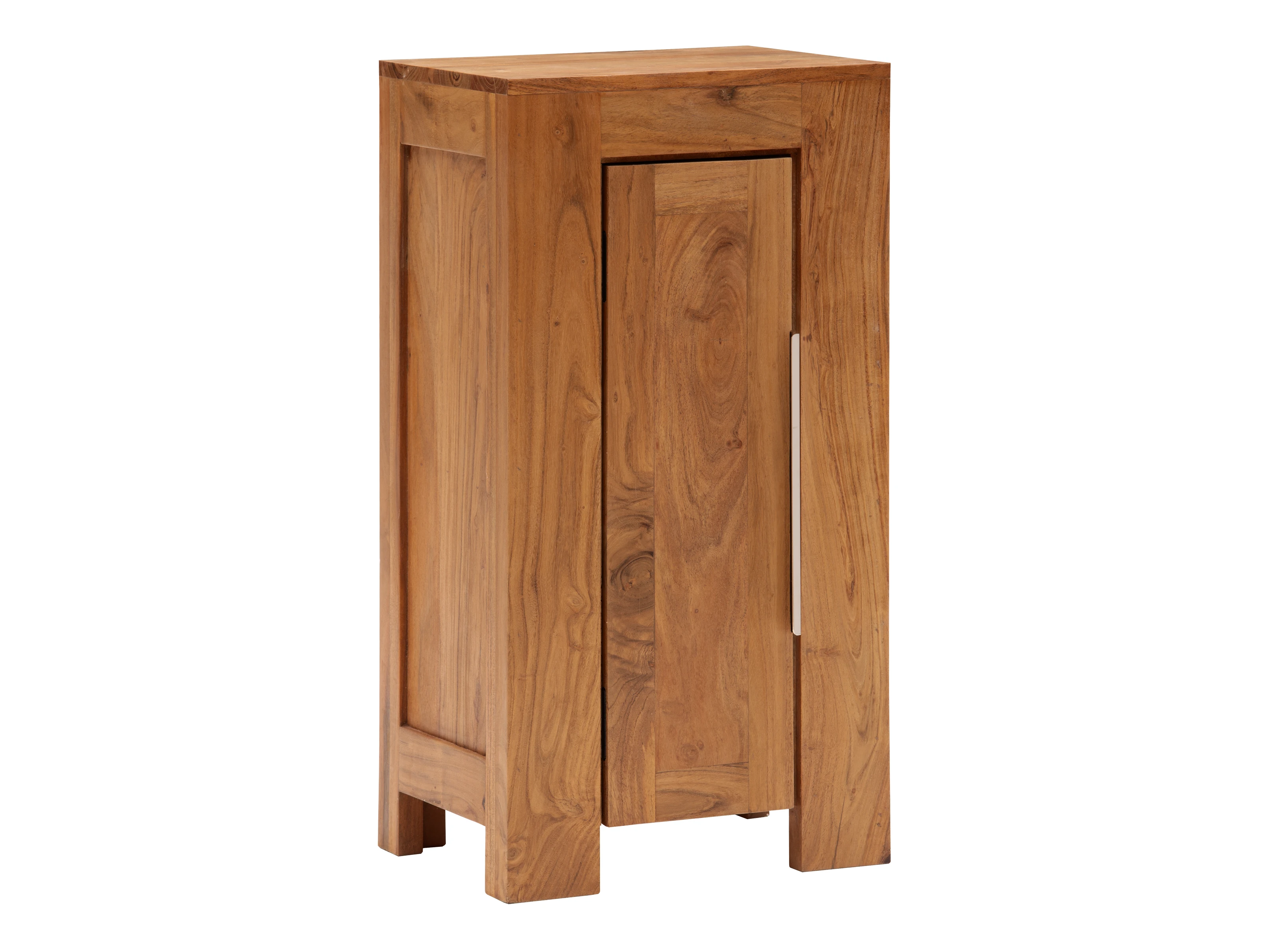 Badset Osbon 5teilig Akazie - Metallgriffe Silber