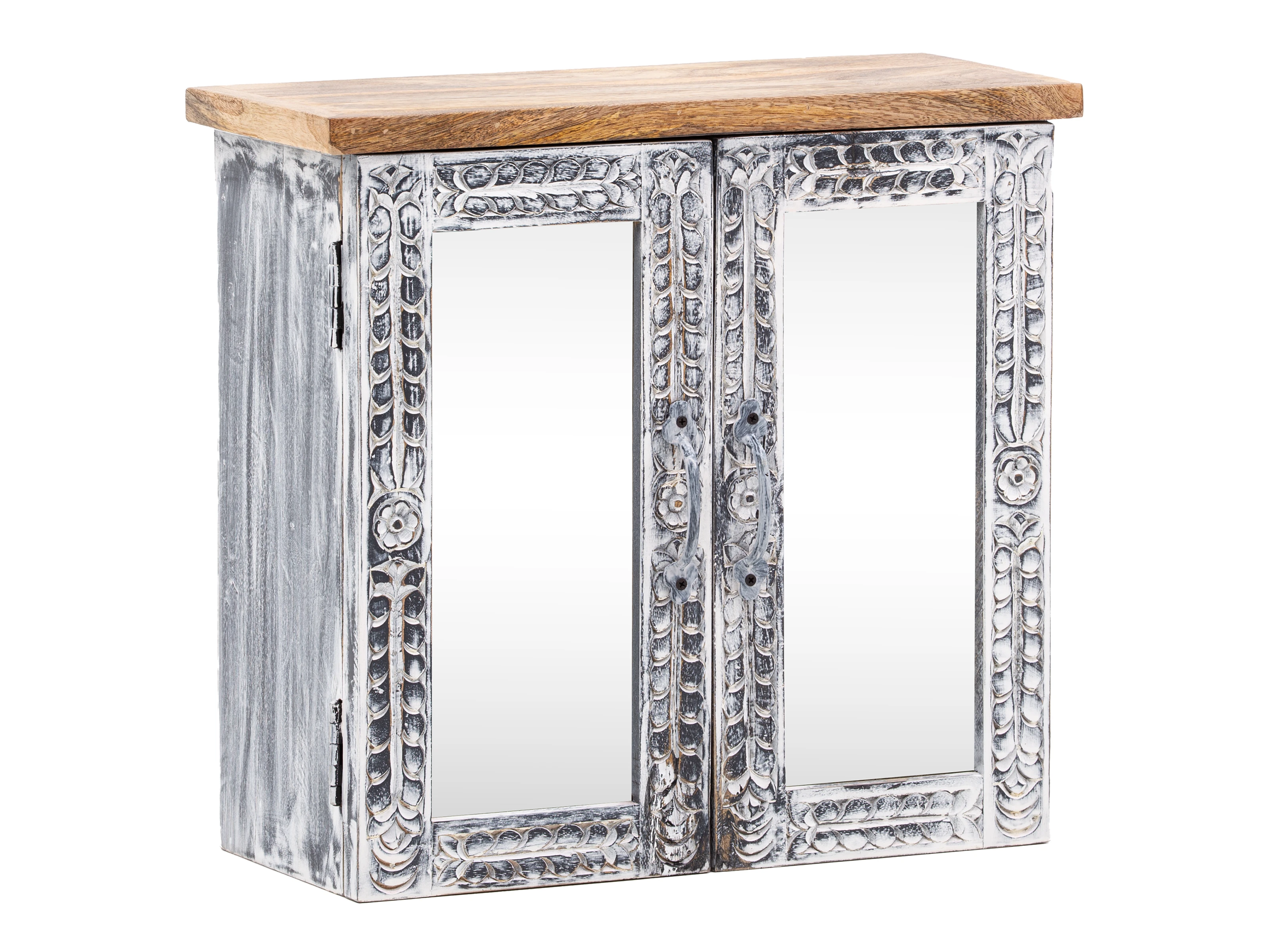 Spiegelschrank Santa Cruz grau Badmöbel Set Santa Cruz grau