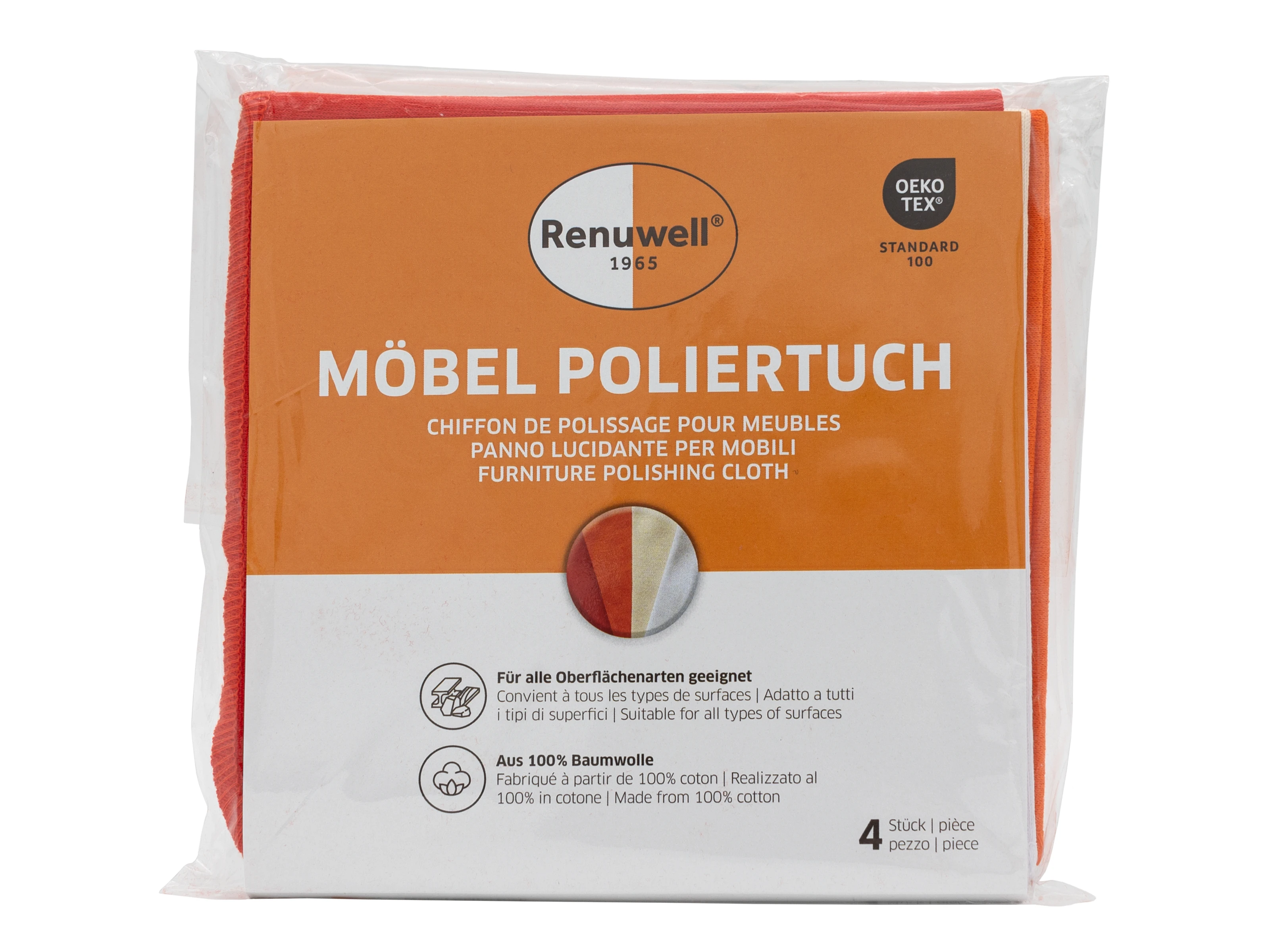 Renuwell Möbel Poliertuch 4 Stk.