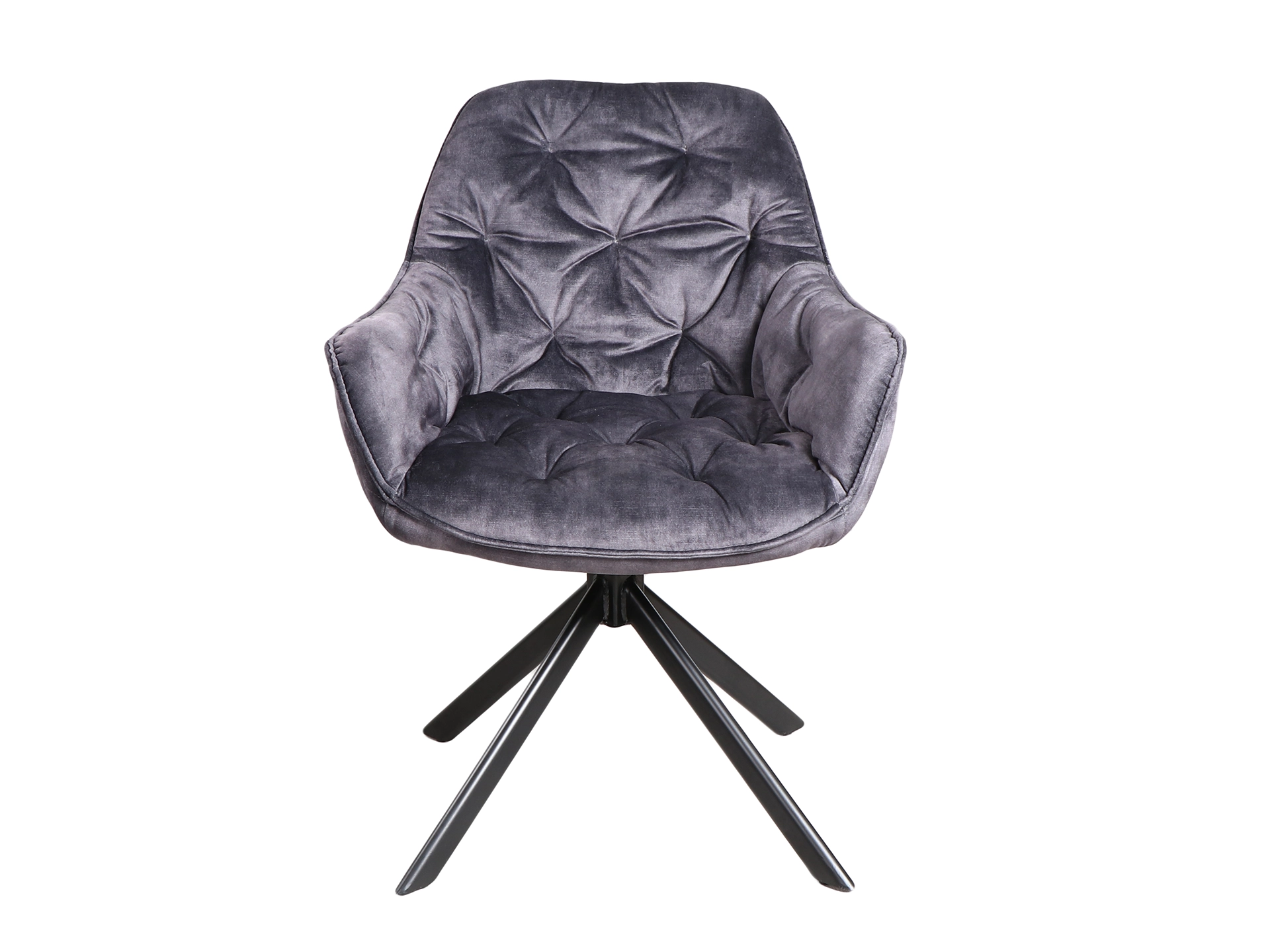 Moderne Polsterstühle mit Stoffbezug und Holzbeinen — Esszimmerstühle in neutralen Tönen, skandinavisches Design