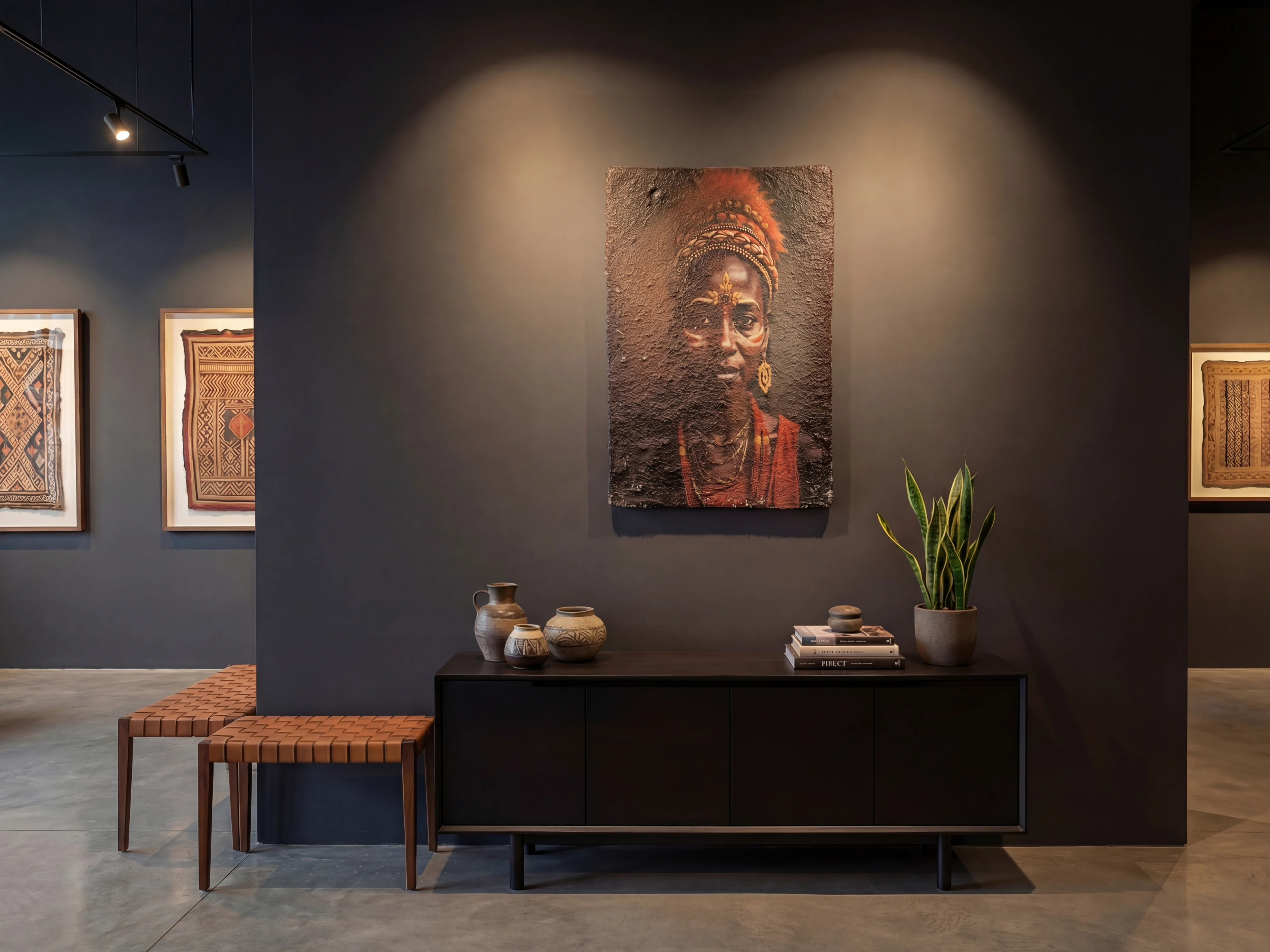 Wandbild Papiermache 60x90 - Queen of Colors