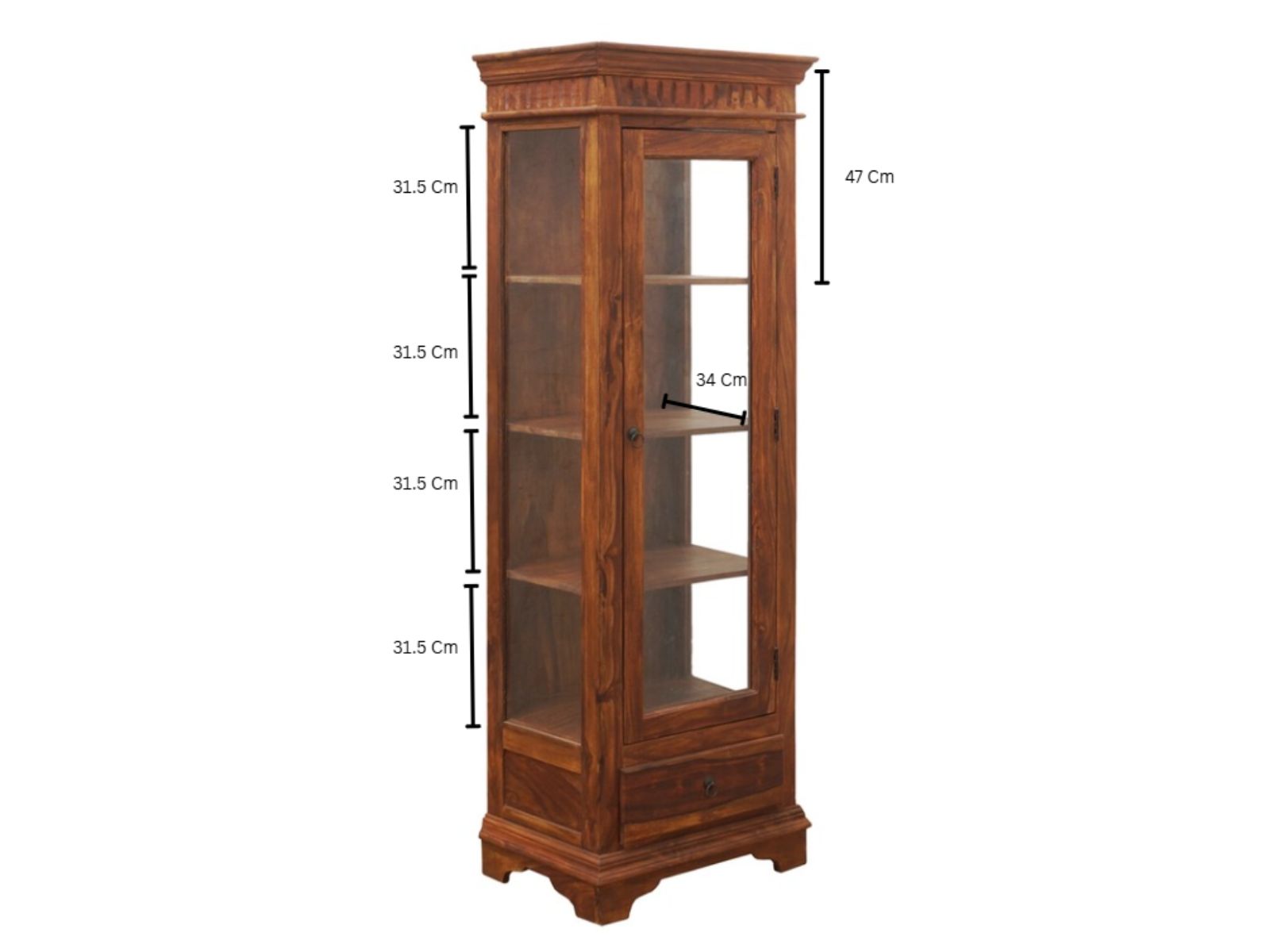 Vitrine Merlin Palisander