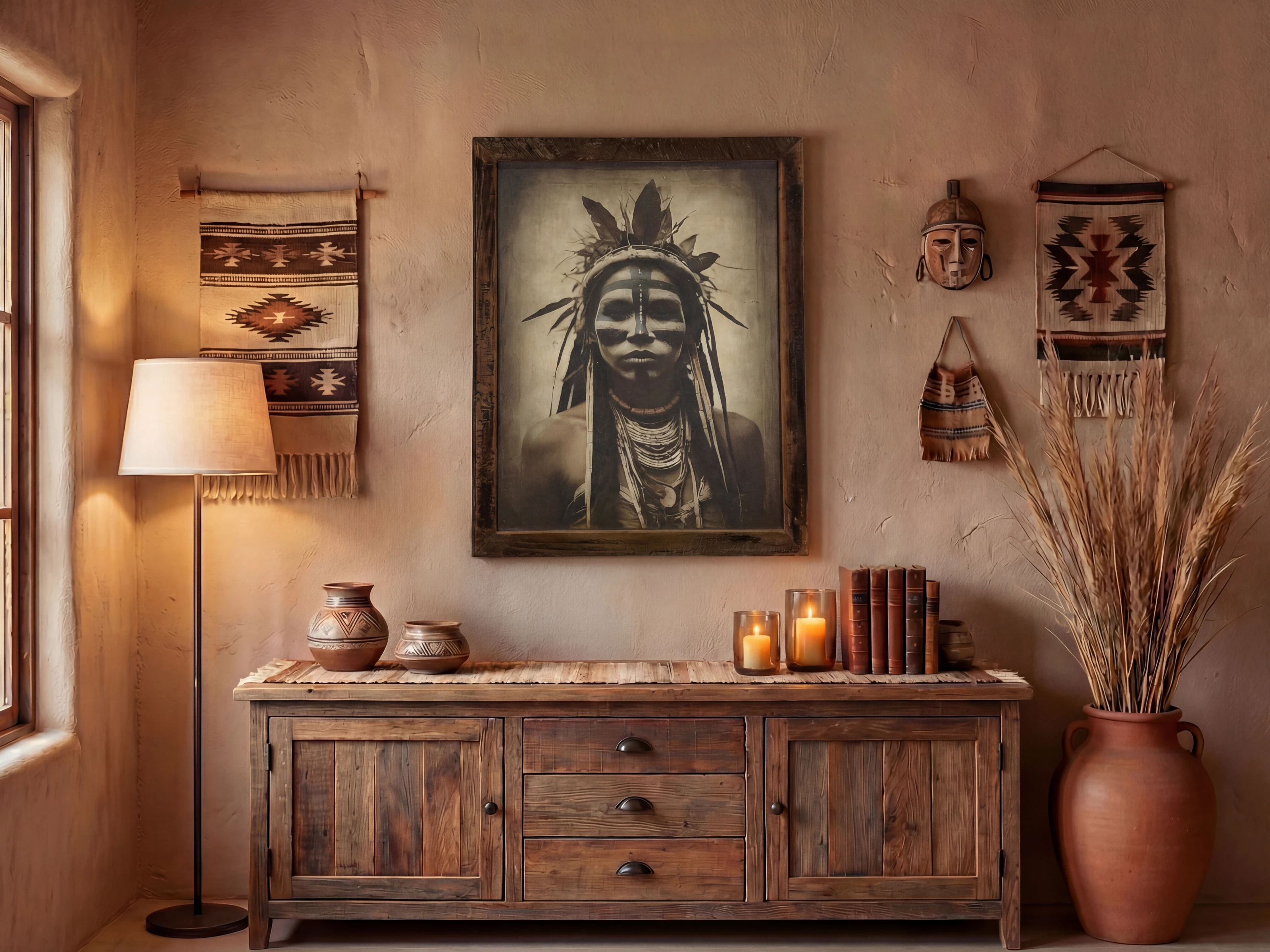 Wandbild Ethno - Ancestral Lines