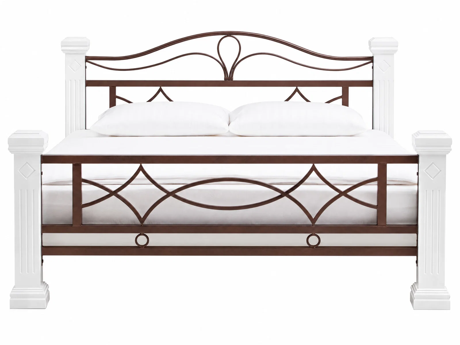 Bett Byzanz 200x200 weiß