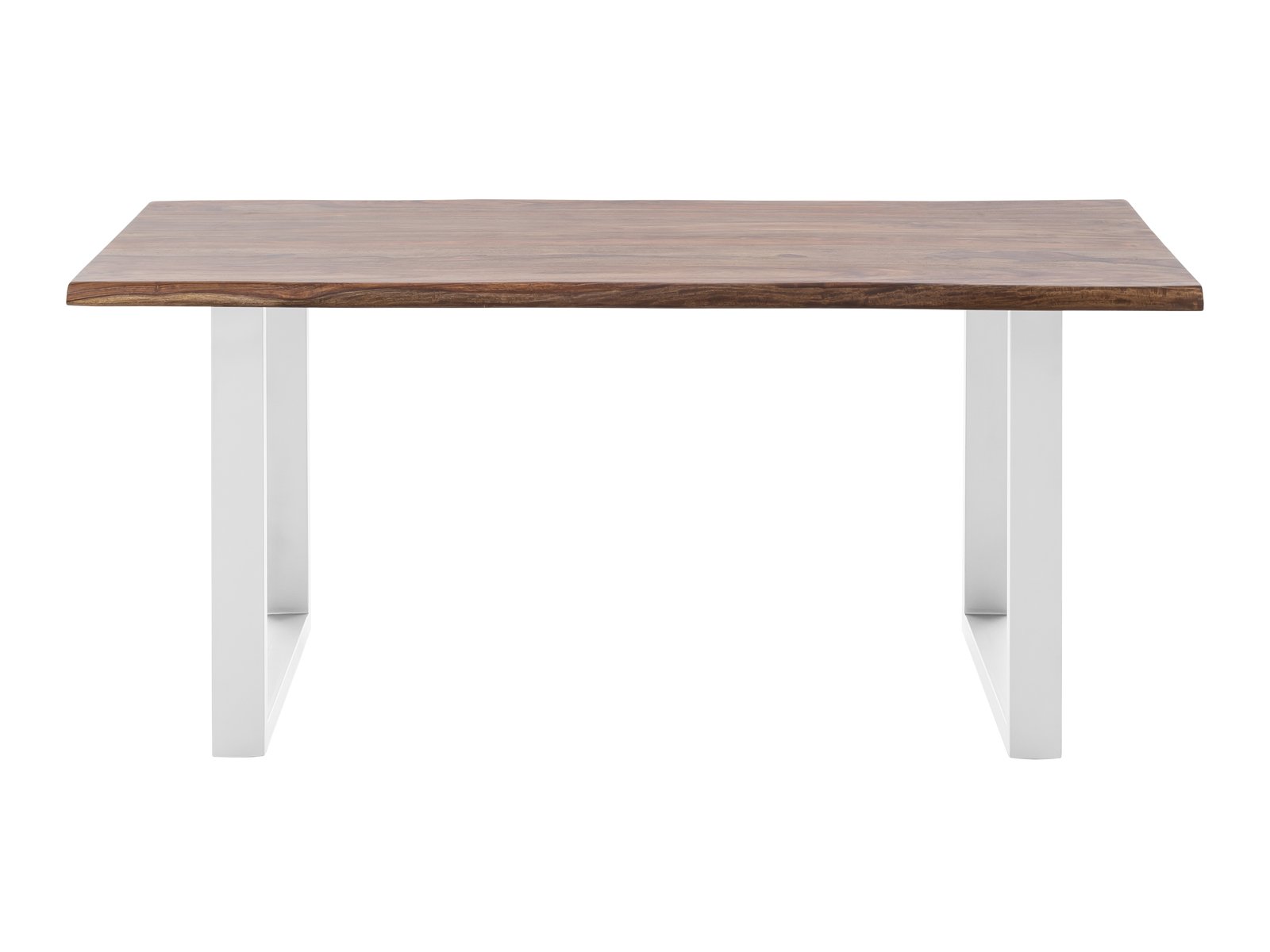 Esstisch Bullwer Palisander weiß 200x100 cm Holz - Palisander 200x75x100 Frontansicht