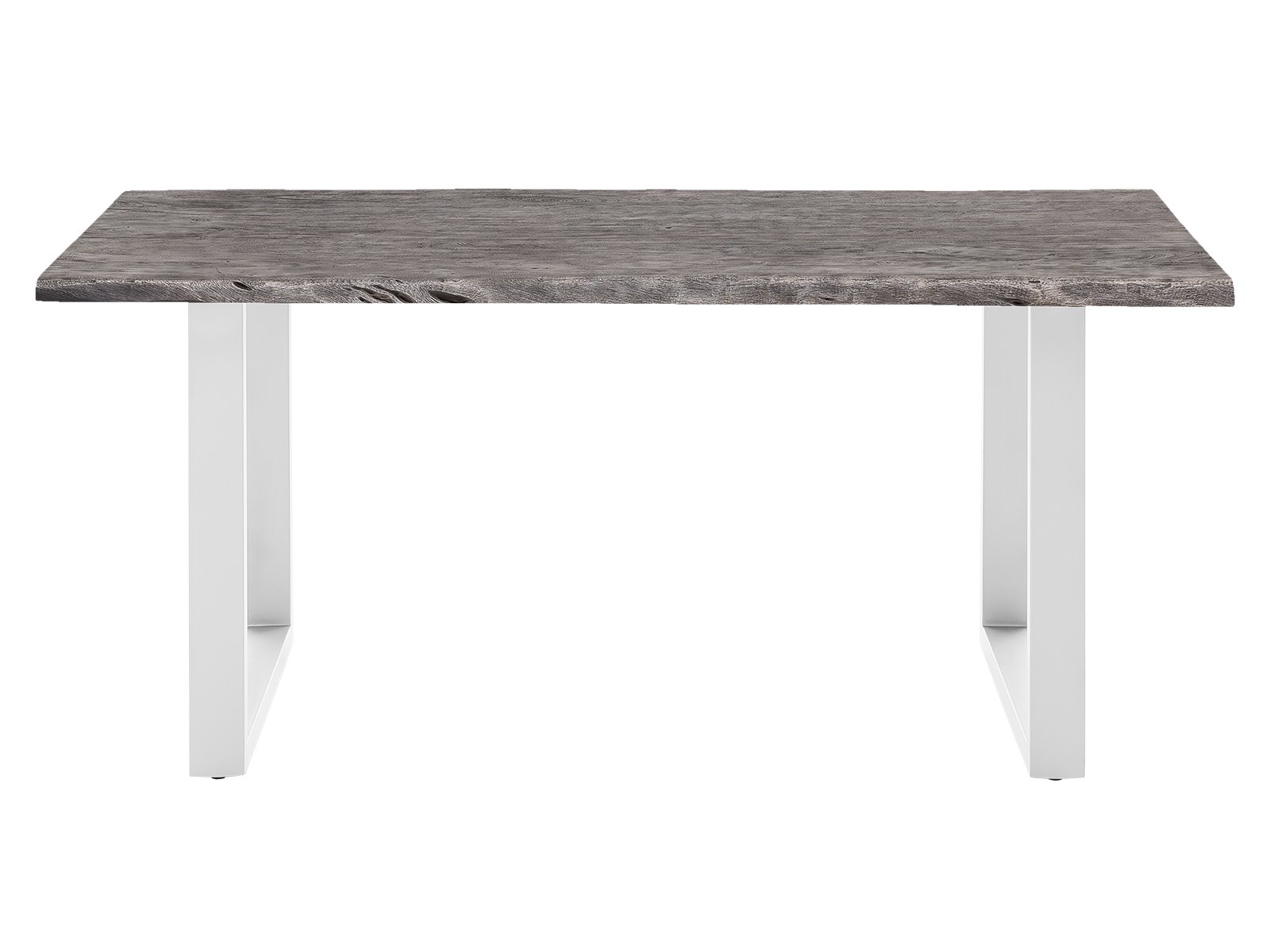 Esstisch Bullwer grau-weiß 140x90 cm Akazie / Metall 140x75x90 Frontansicht