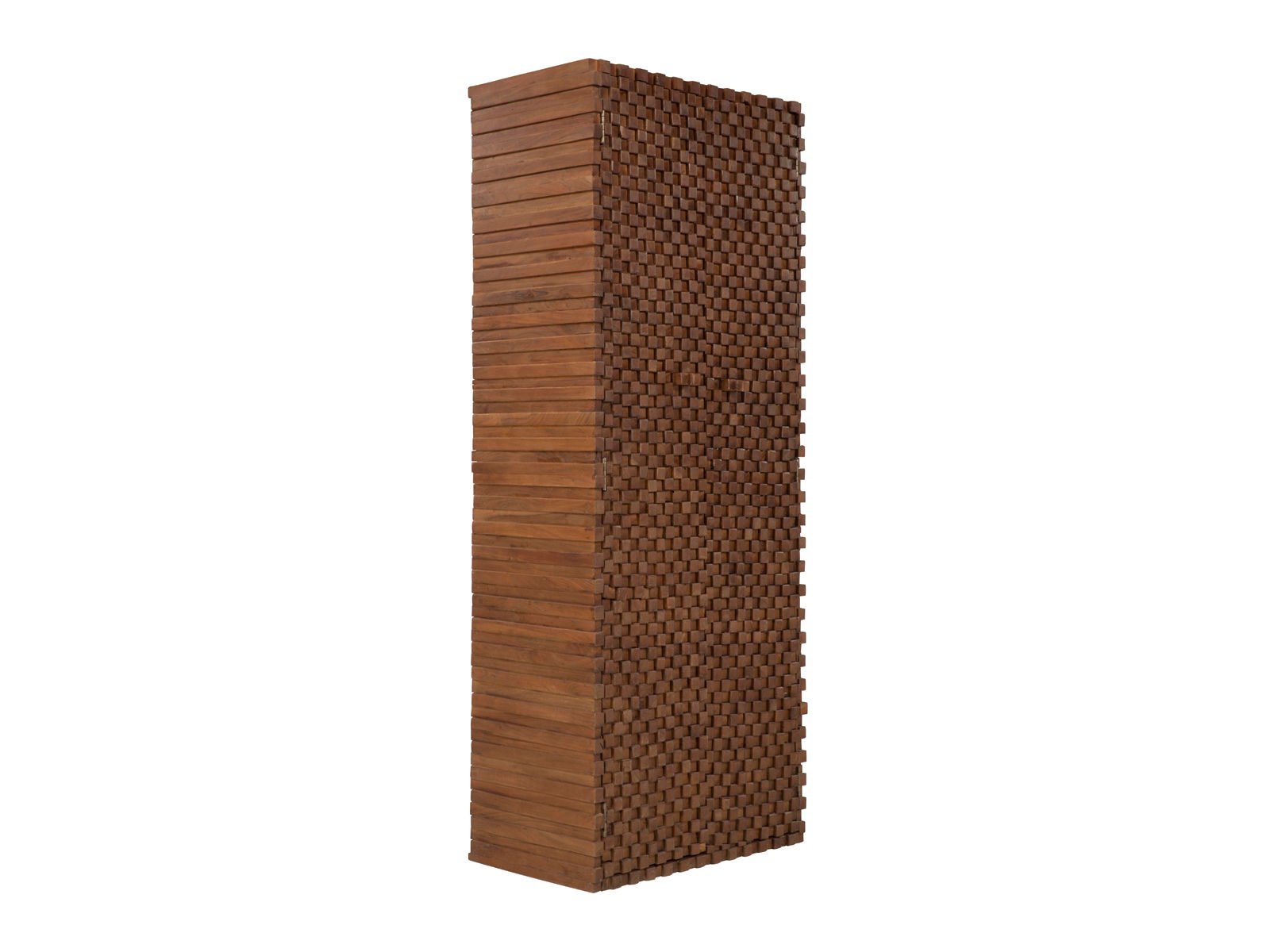 Kleiderschrank Abadi Holz - Mango 75x190x44