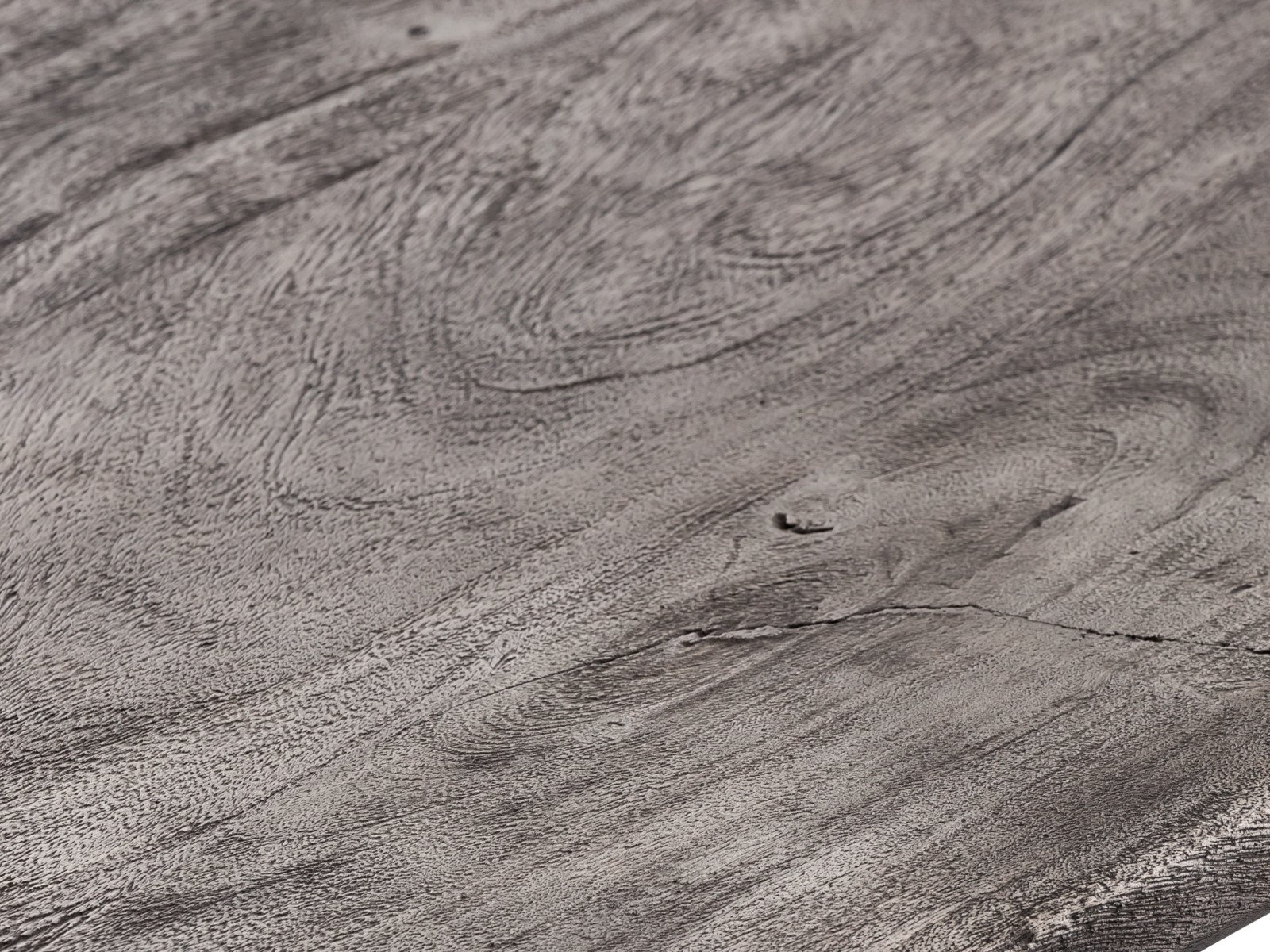 Esstisch Bullwer Grau silberfarben 200x100 cm Holz - Akazie 200x75x100 Detailbild