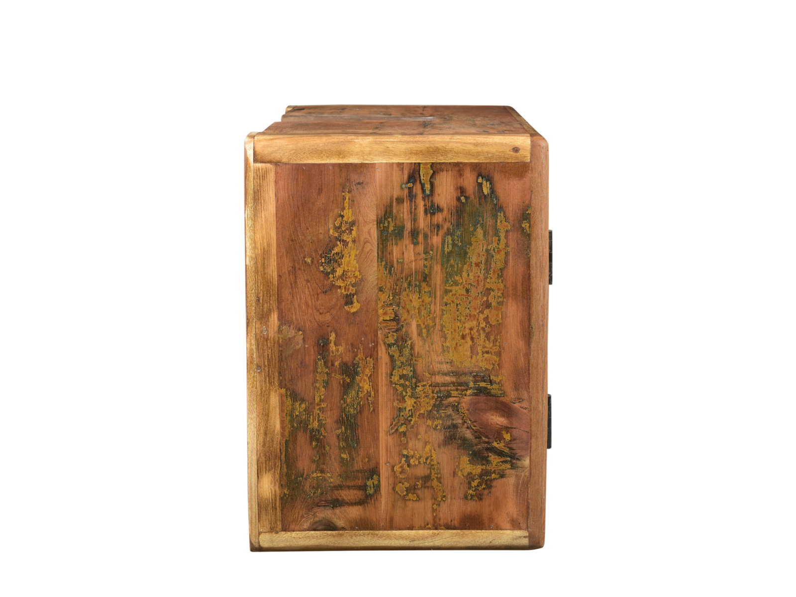 Freisteller, Seitenansicht Waschbeckenunterschrank Kalkutta 70×50×35?cm, 2-türig, lackiertem Recycling-Hartholz, mehrfarbig