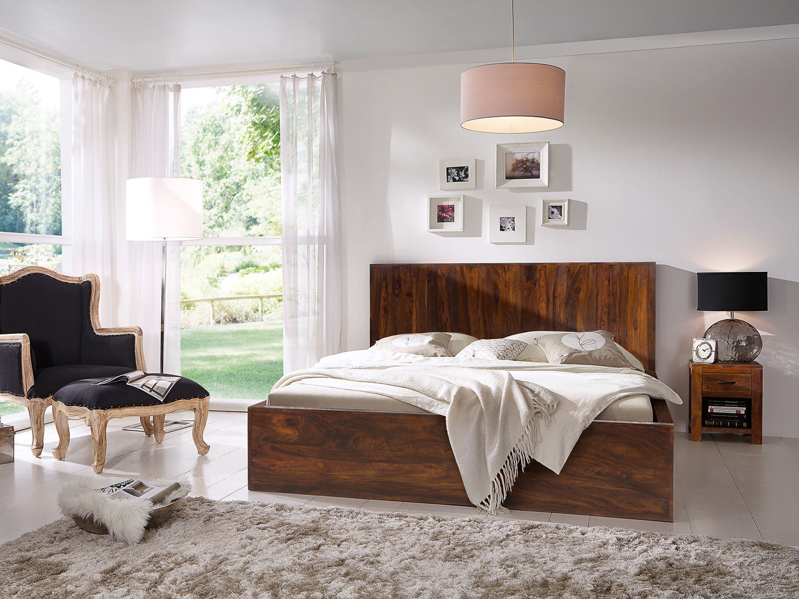 Holzbett Palison Palisander Holzbett Palison Palisander