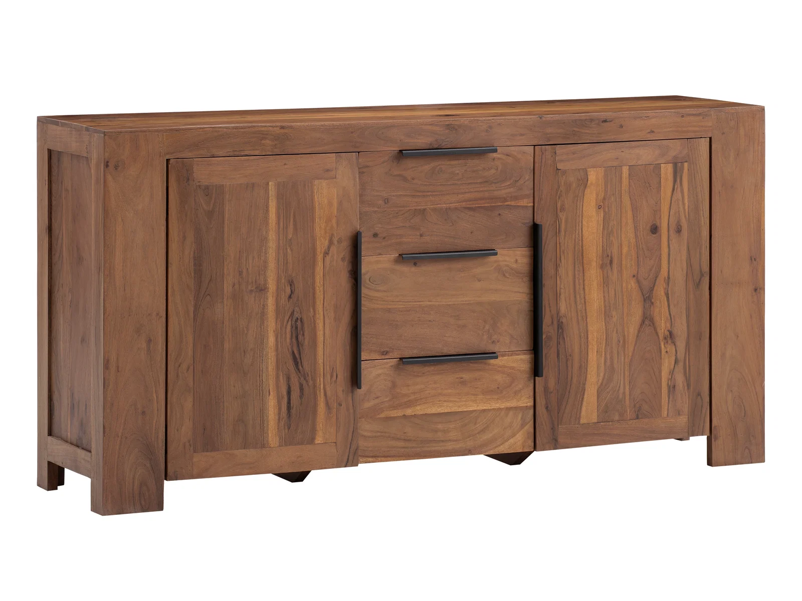 Sideboard Osbon aus Akazie, 2-türig, 2 Schubl