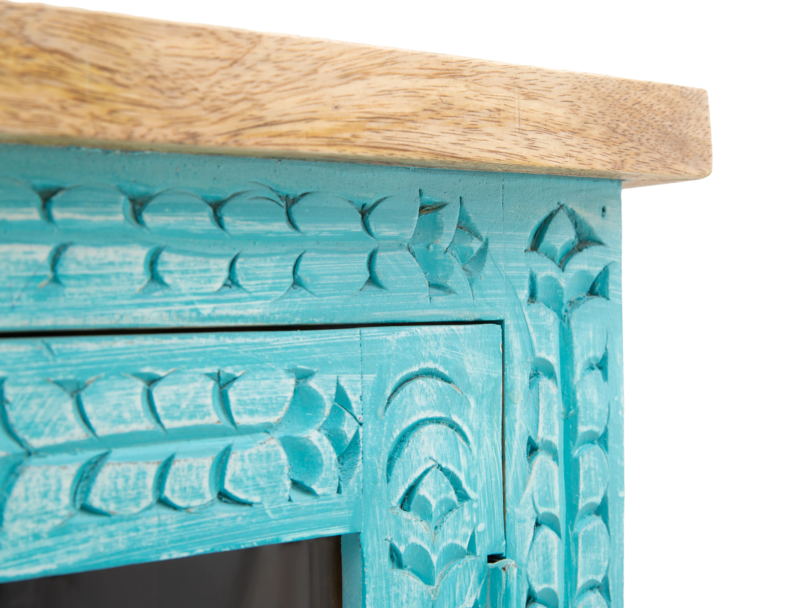 Hochschrank Santa Cruz blau Badset Santa Cruz blau 3-teilig