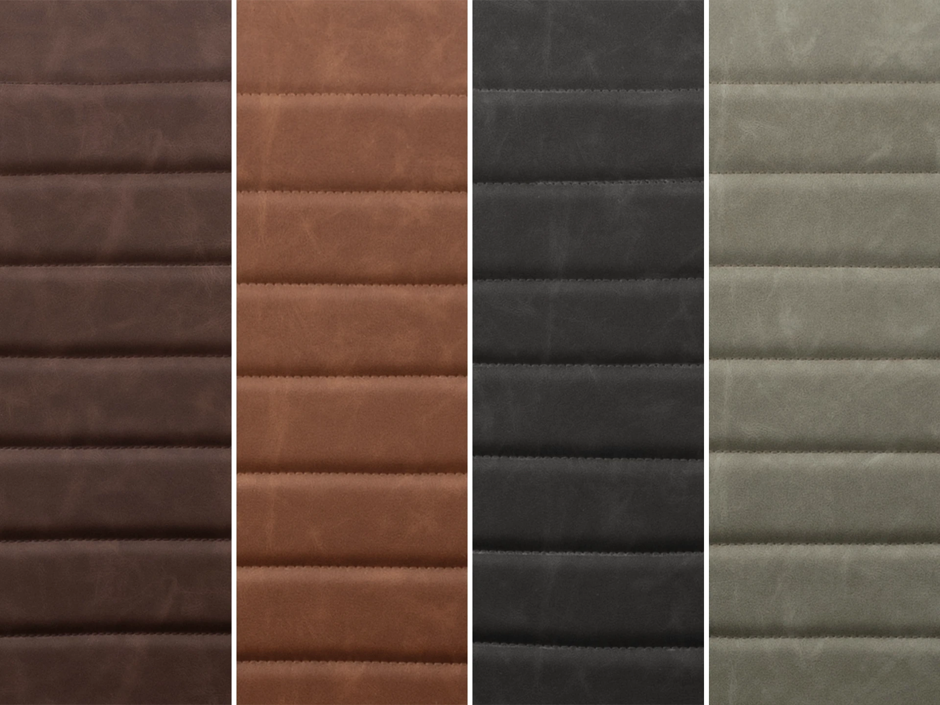 Holzfarbmuster mit mehreren Lack- und Beiztönen von hellem Naturholz bis dunklem Nussbaum — warme, natürliche Möbeloberflächen