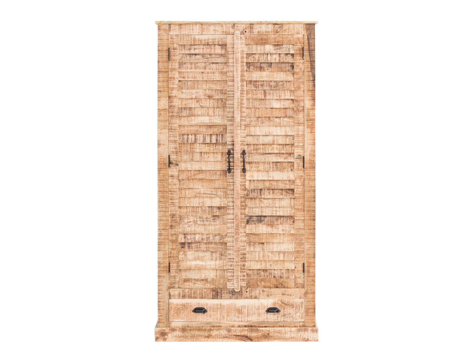 Kleiderschrank Caribou Mango Holz - Mango 90x180x60