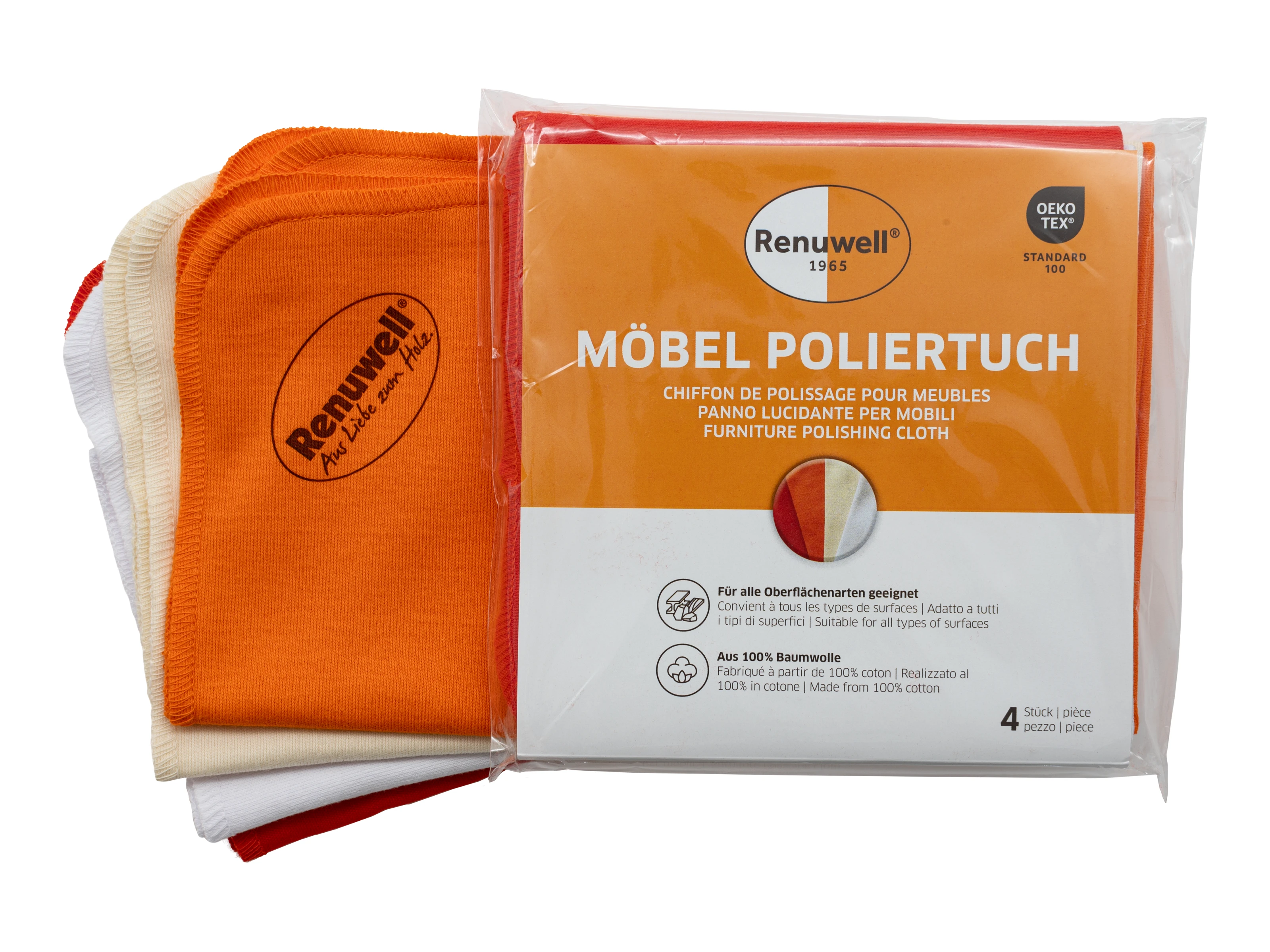 Renuwell Möbel Poliertuch 4 Stk.