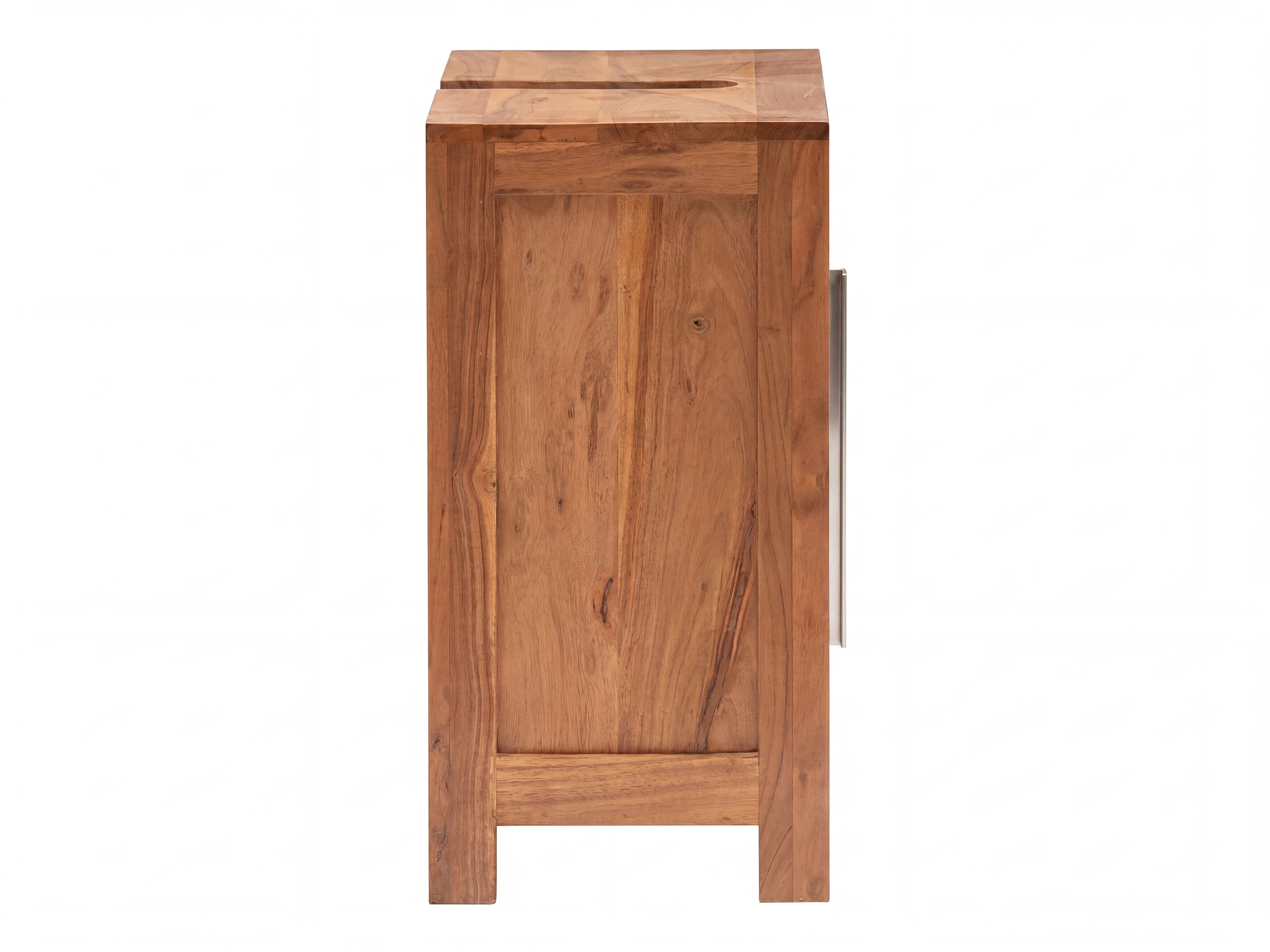 Waschbeckenunterschrank Osbon - Metallgriffe Silber