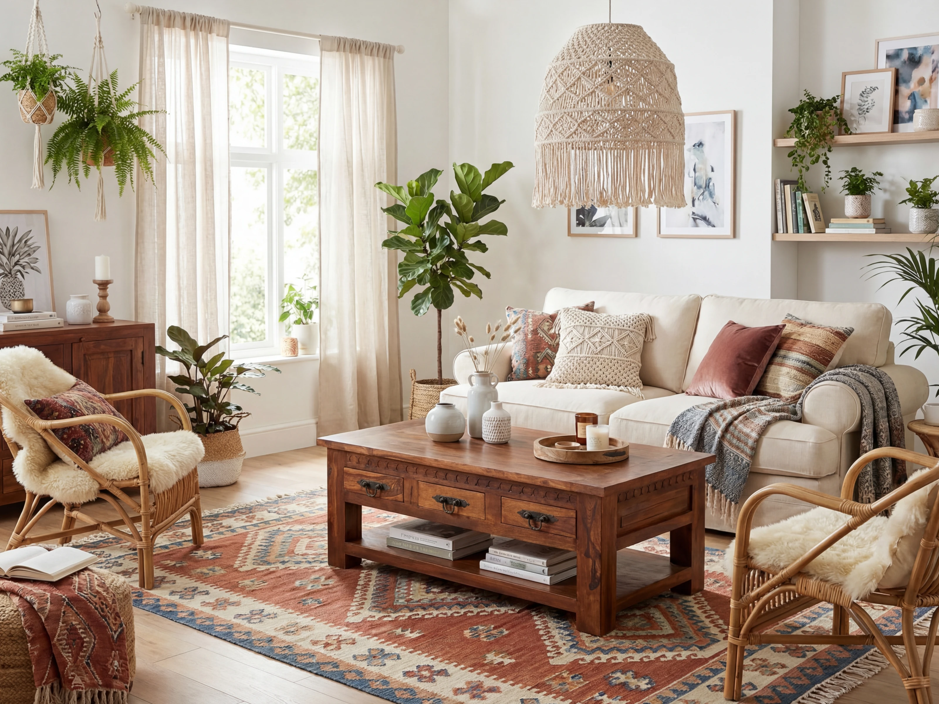 Couchtisch Merlow Akazie