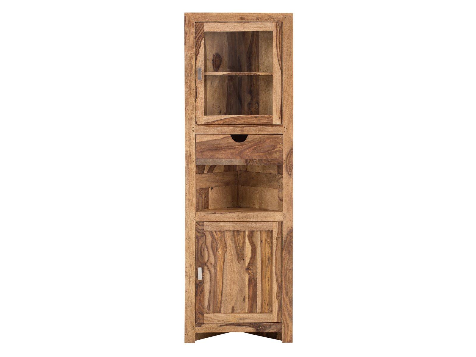 Eckhochschrank Lagos Holz - Palisander 60x185x32 Frontansicht