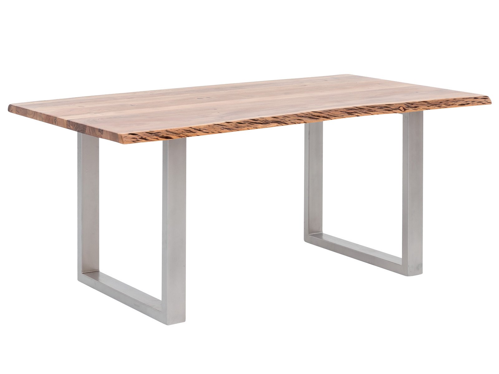 Esstisch Bullwer Akazie silberfarben Esstisch Bullwer Akazie silberfarben