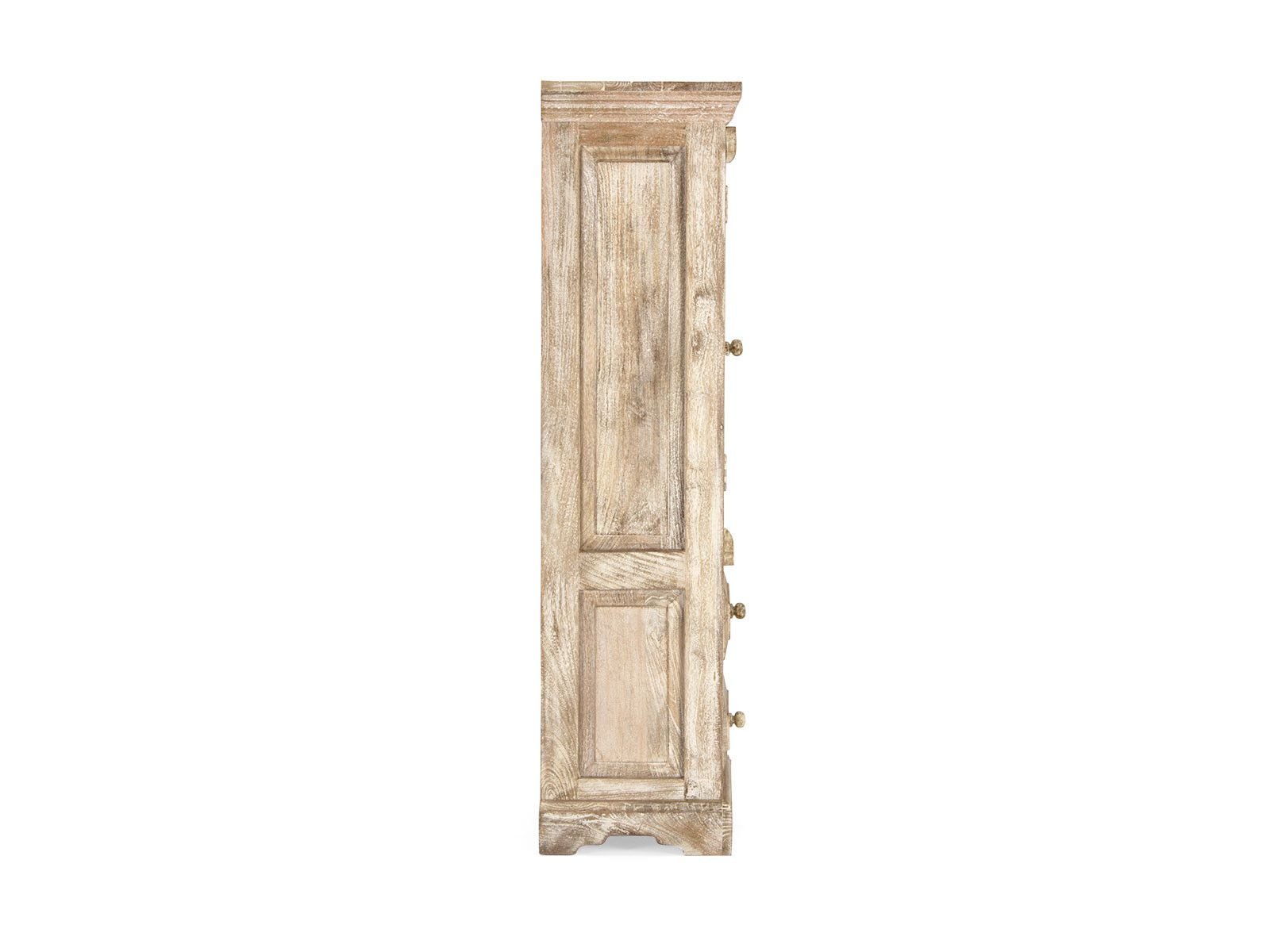 Bad Hochkommode Patina Holz - Mango 48x130x33