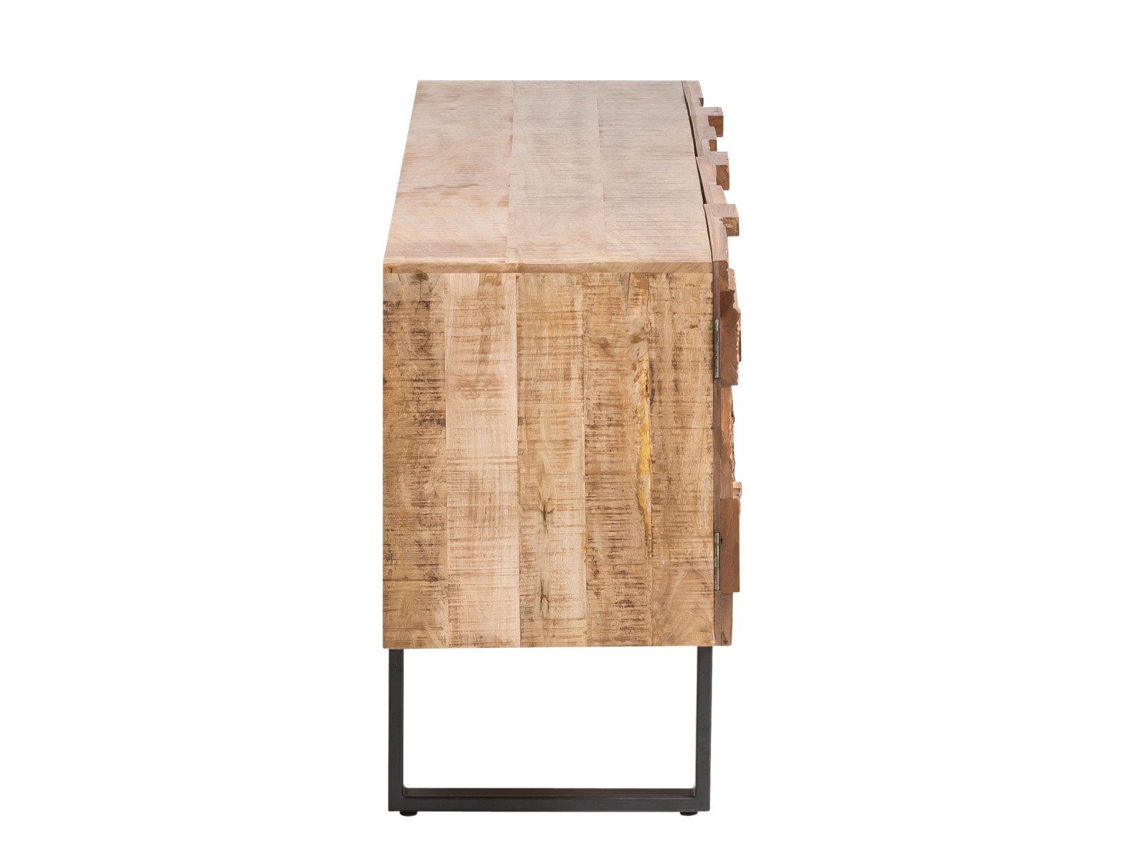 Sideboard Greenland Holz - Mango 200x75x40 Seitenansicht