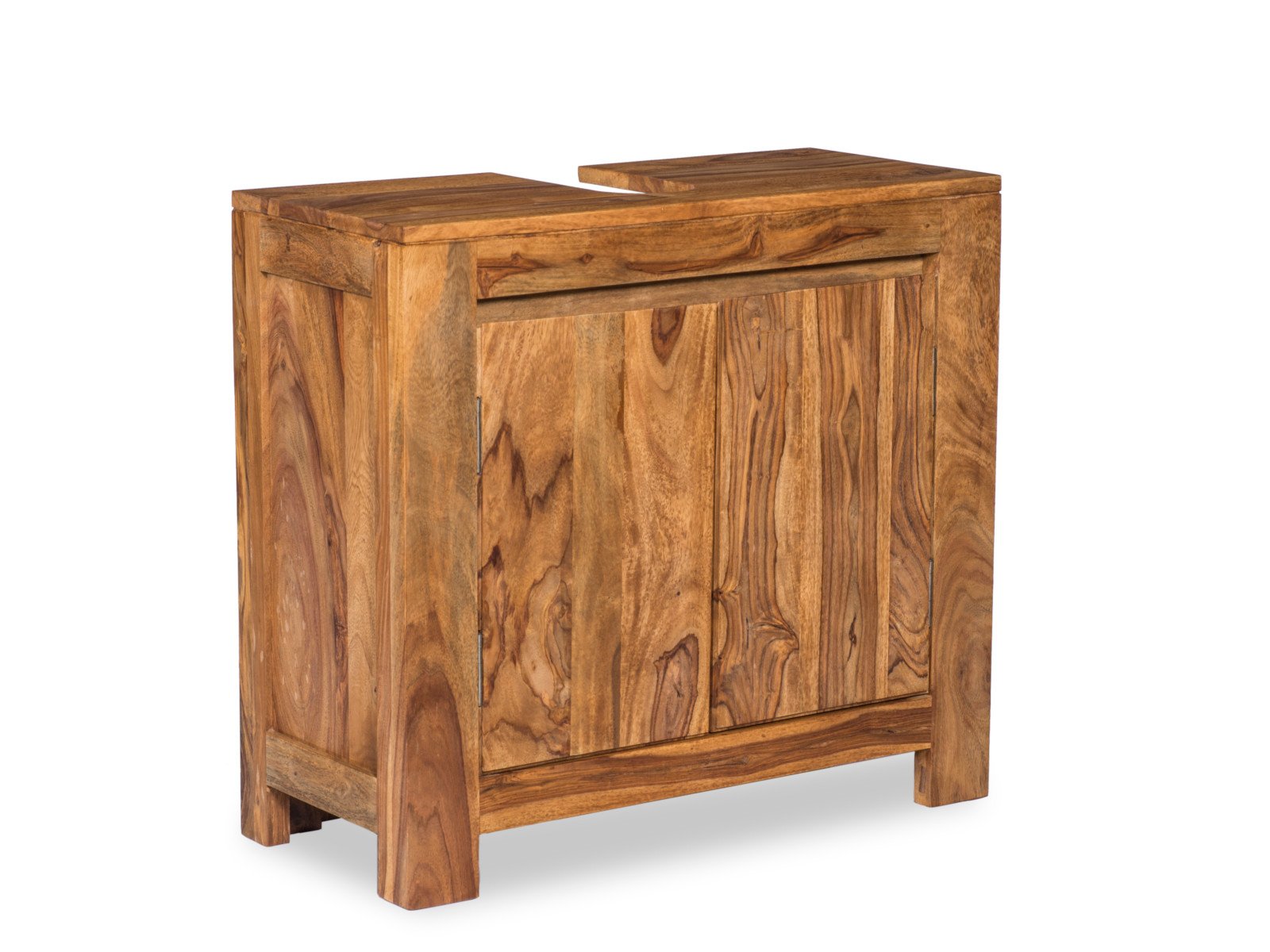 Waschbeckenunterschrank Leeston Waschbeckenunterschrank Leeston Holz - Palisander 67x61x30