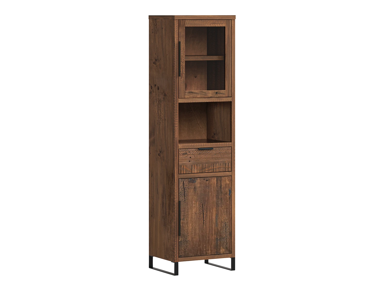 Vitrine Sydney Pinie Wohnwand Sydney Pinie 2tlg.