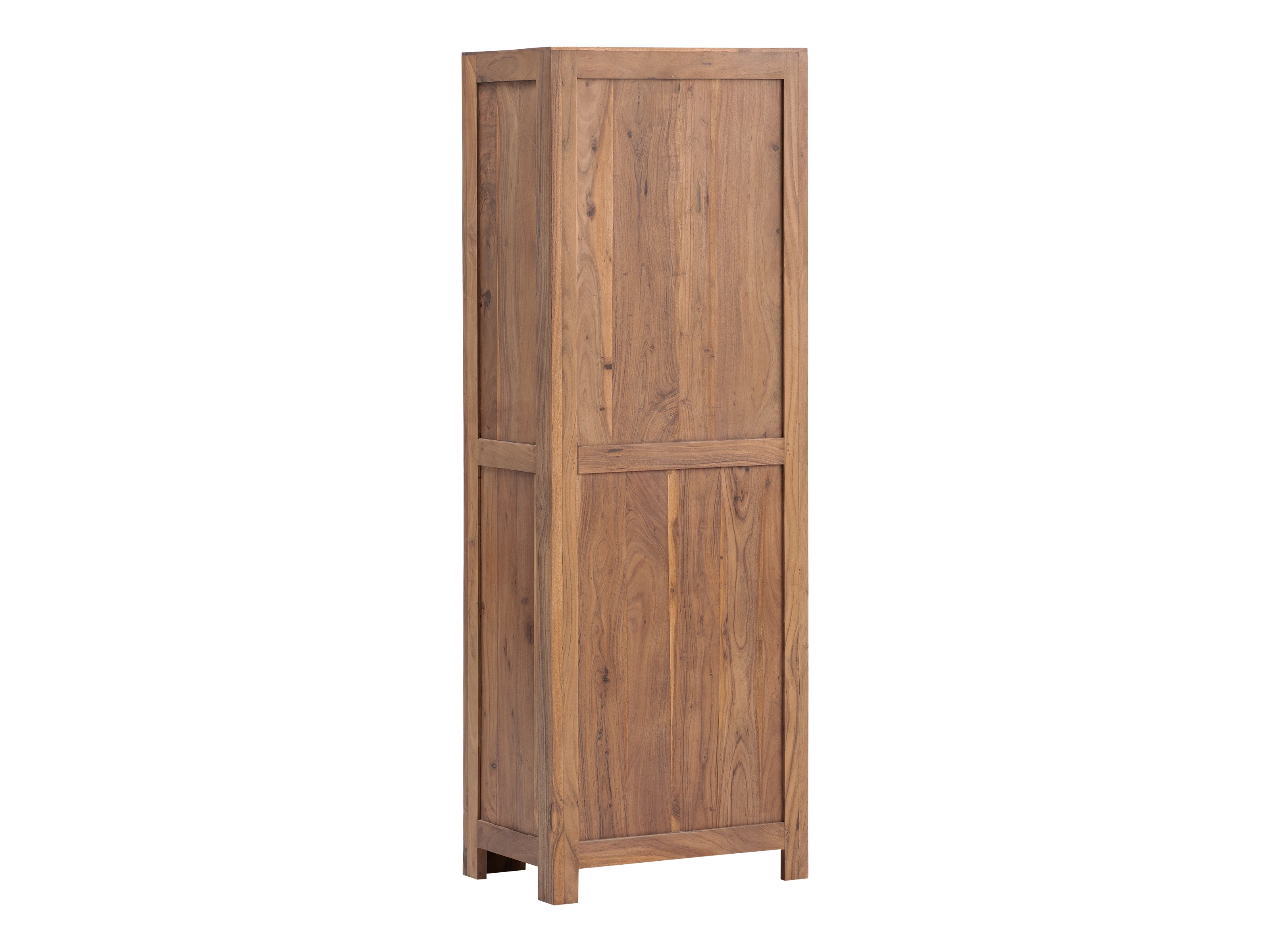 Vitrine Osbon Akazie - Metallgriffe Silber