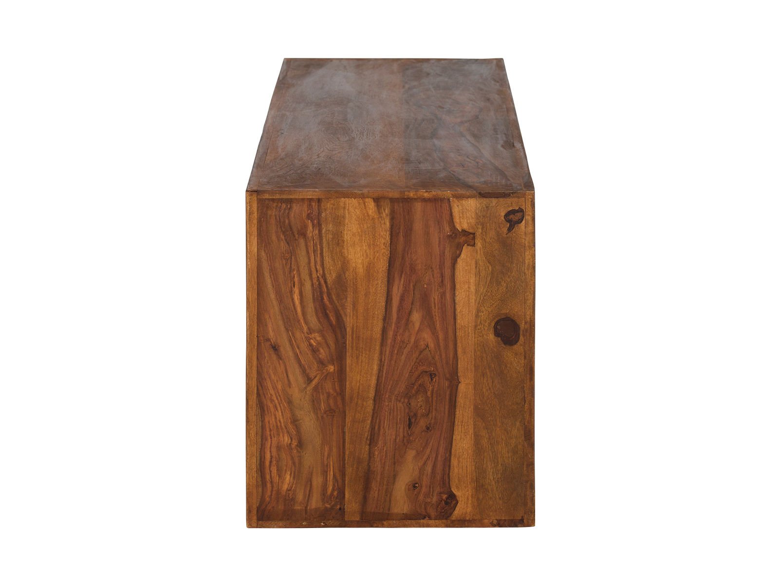 TV-Bank Cube I Holz - Palisander 150x45x38