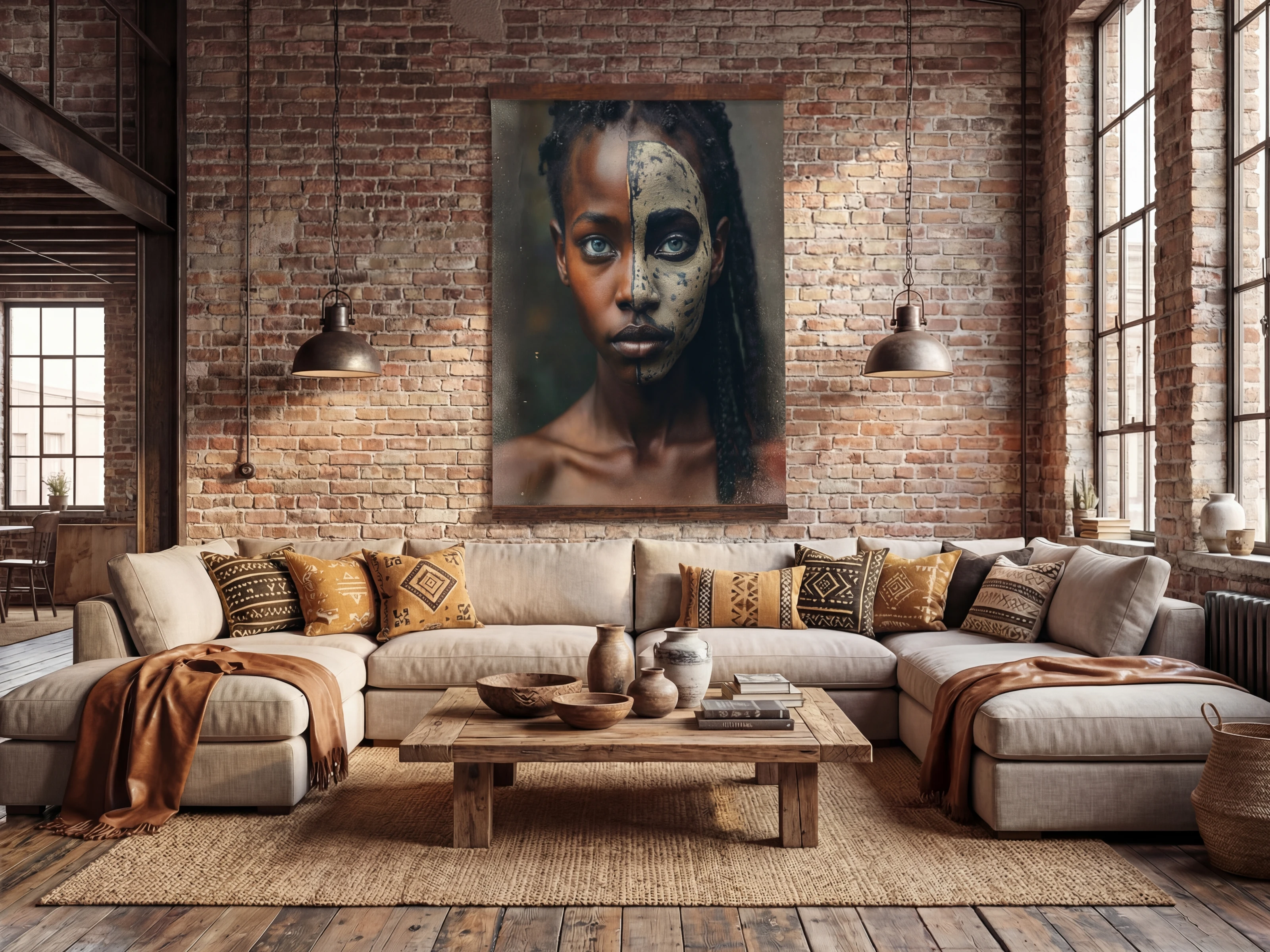 Wandbild Ethno - Duality