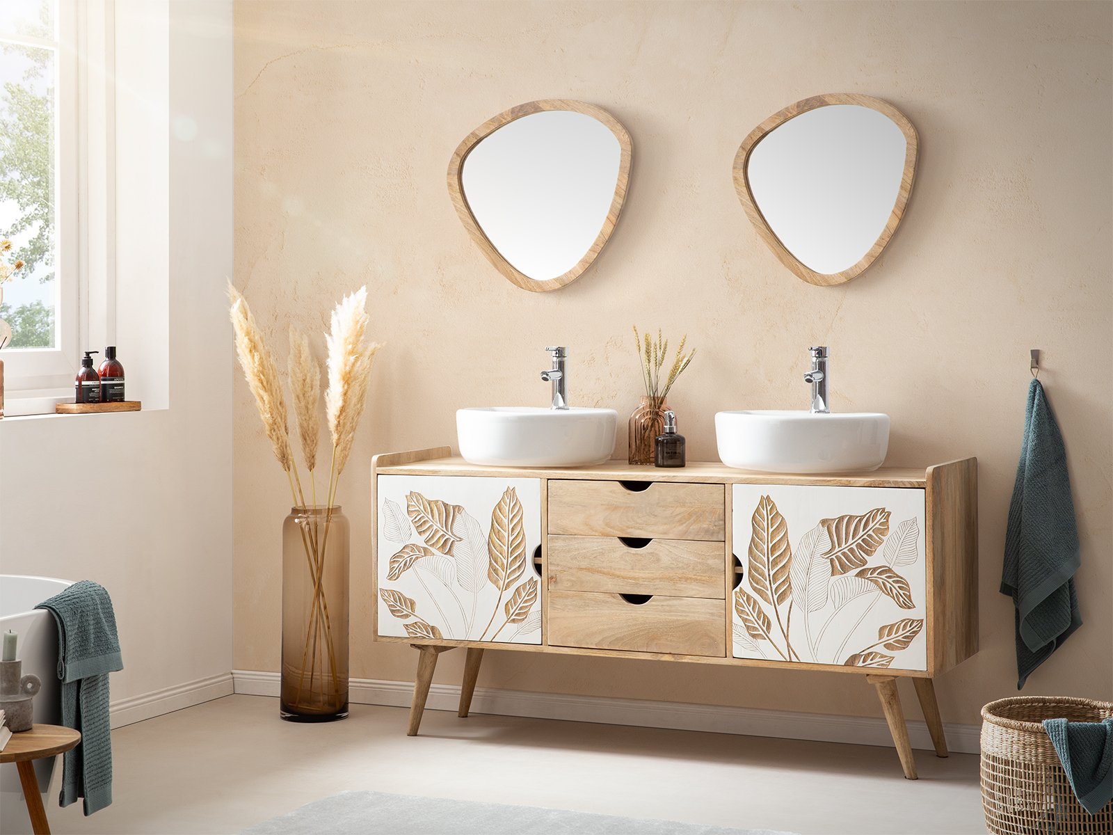 Badmöbel Set Barani 3-teilig Badmöbel Set Barani 3-teilig