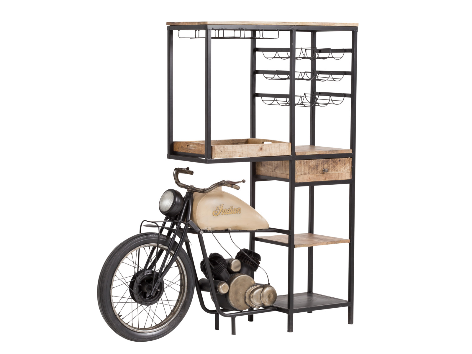 Barregal Scooter Stahlblech 155x172x40 Schrägansicht Barregal Scooter Stahlblech 155x172x40 Schrägansicht