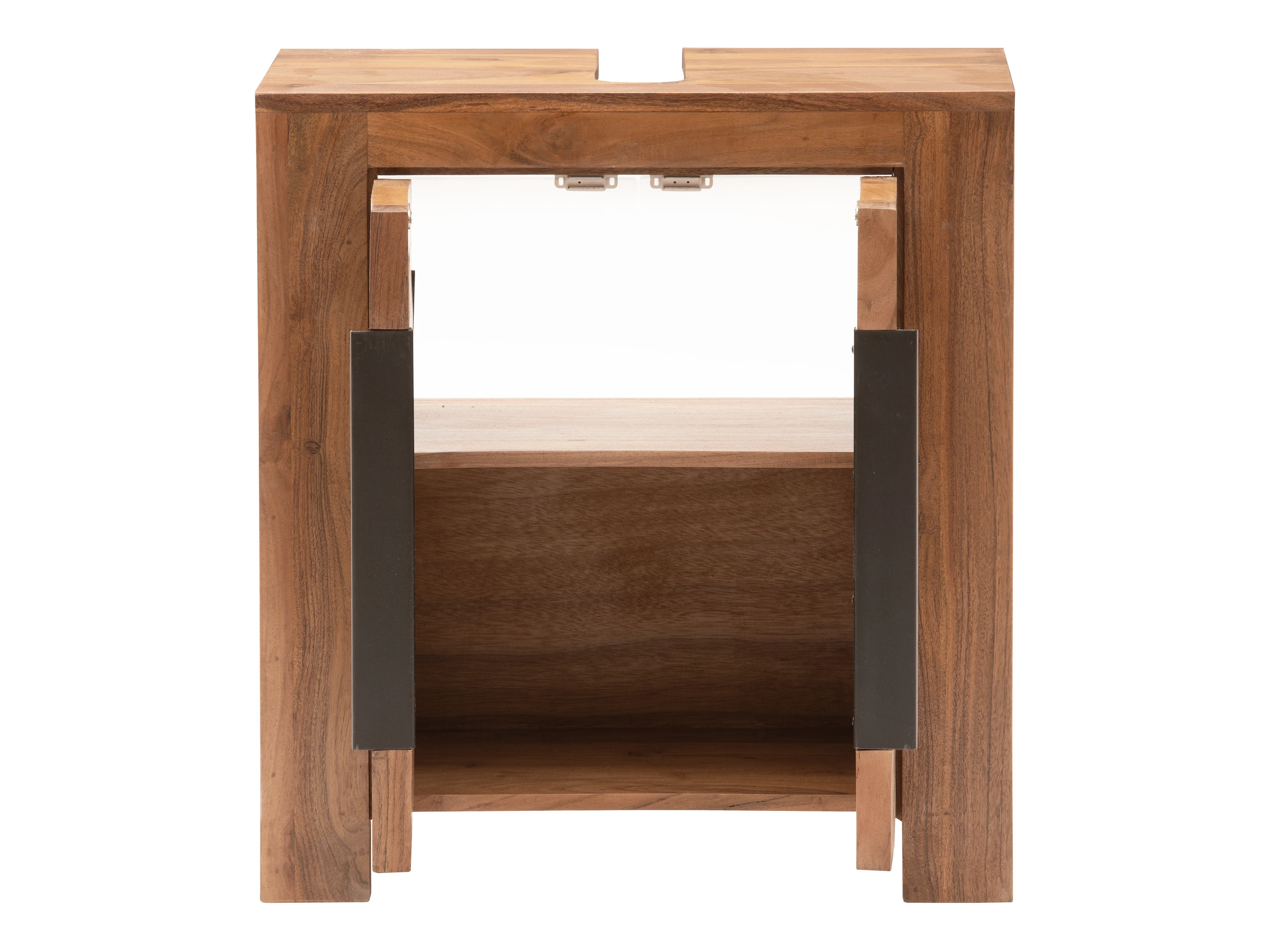 Waschbeckenunterschrank Osbon - Metallgriffe Schwarz