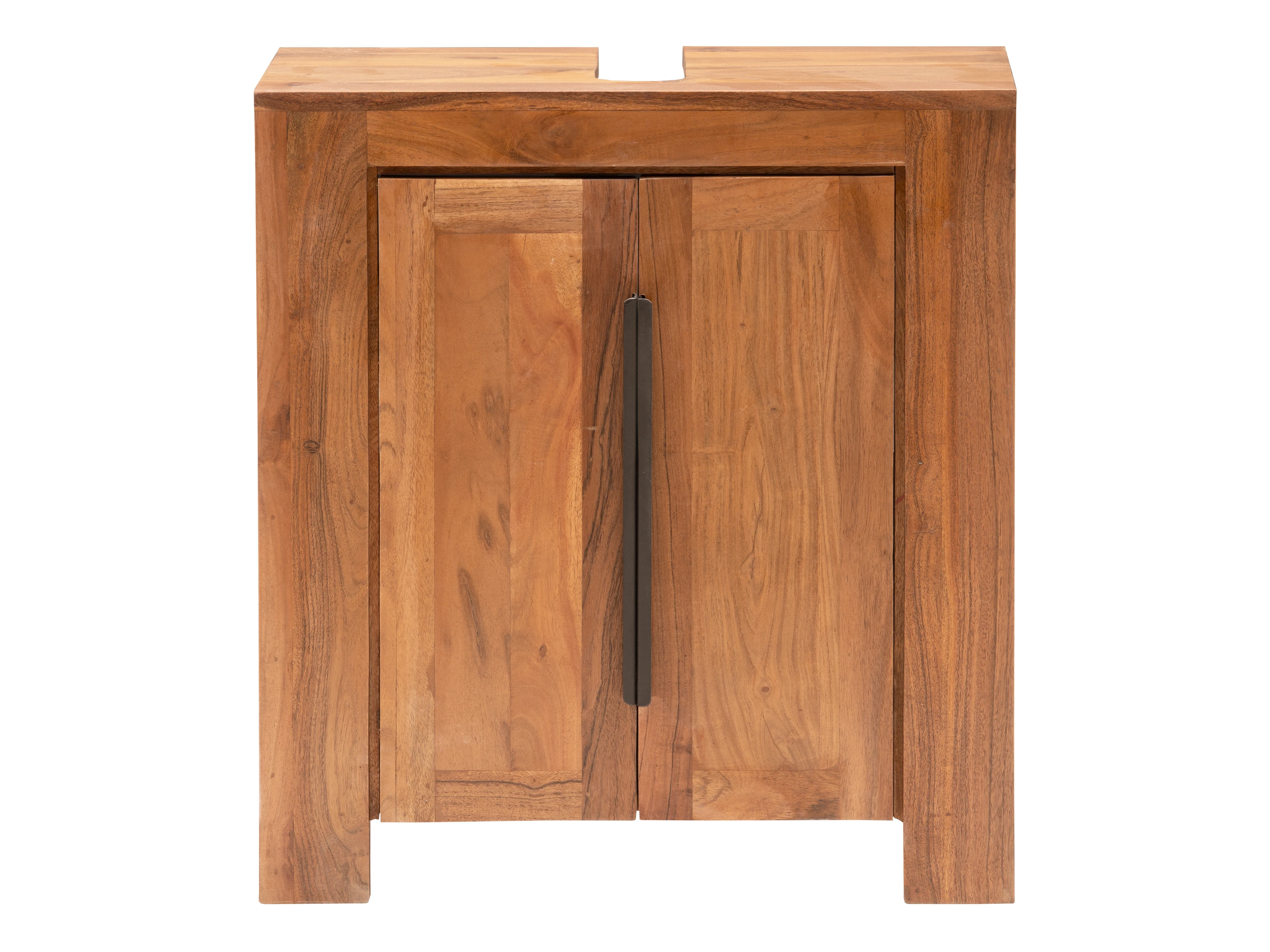 Waschbeckenunterschrank Osbon - Metallgriffe Schwarz