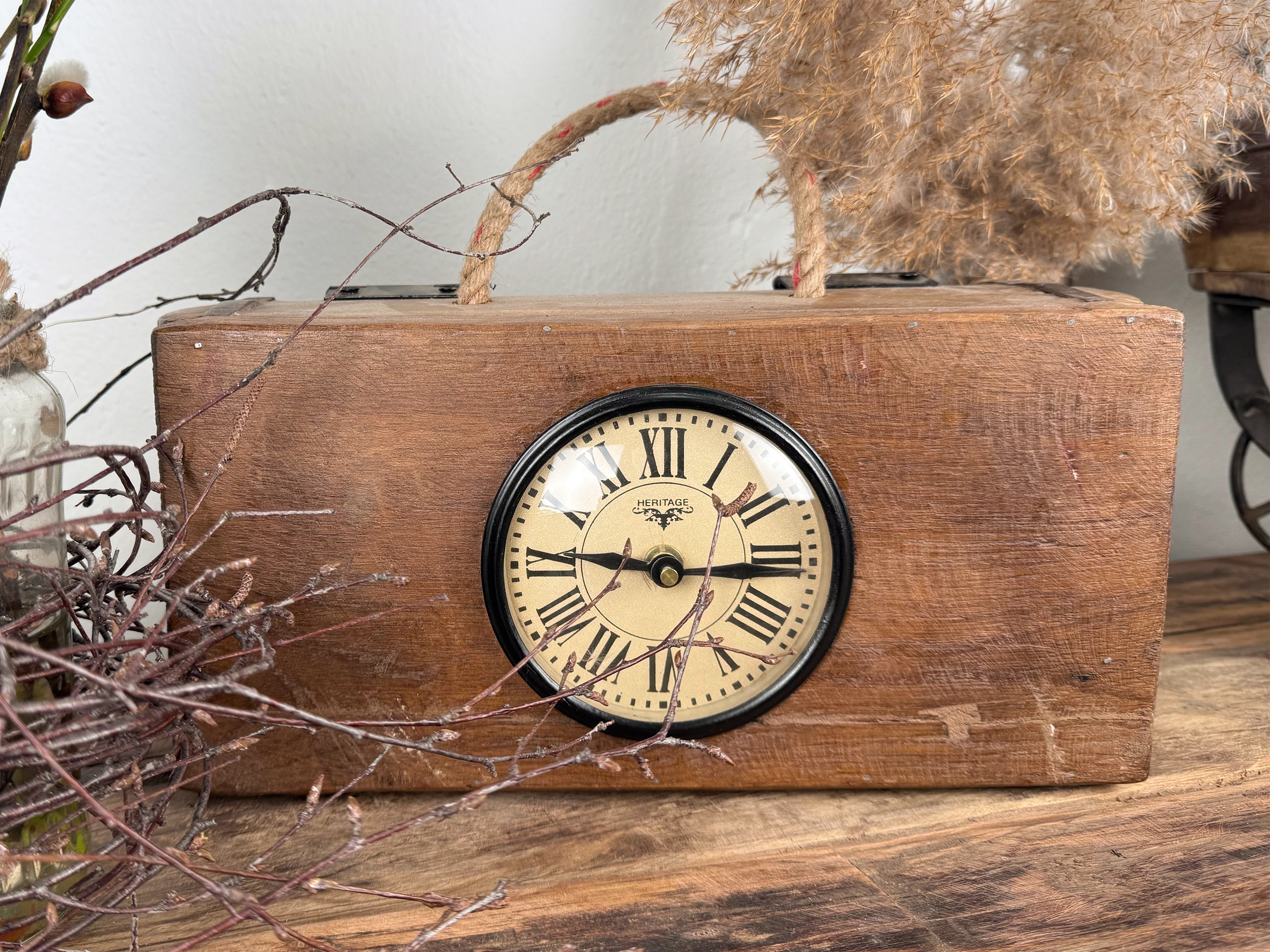 Uhr in Ziegelform