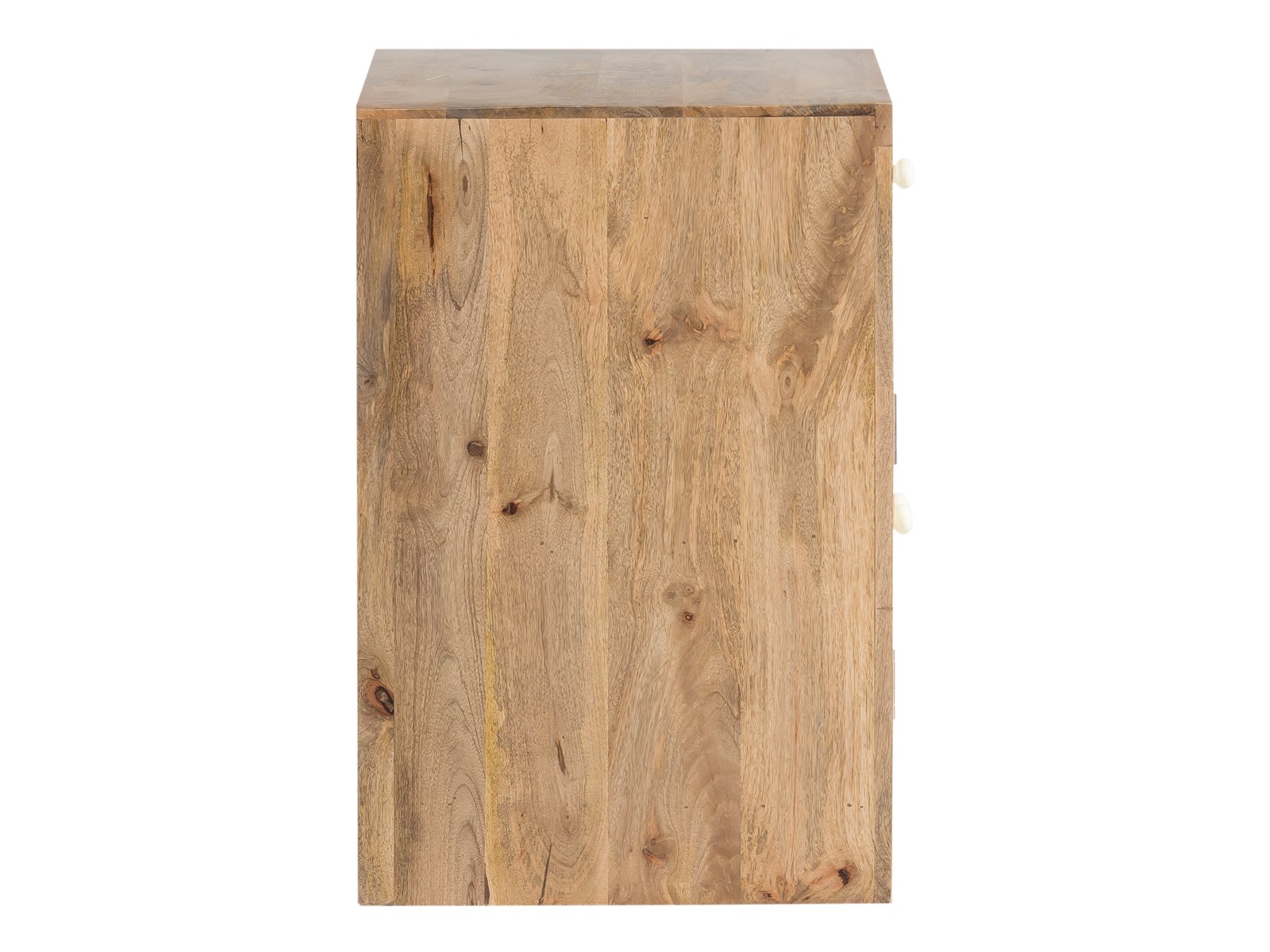 Waschtisch Delhi  Holz - Mango 80x75x50 Seitenansicht