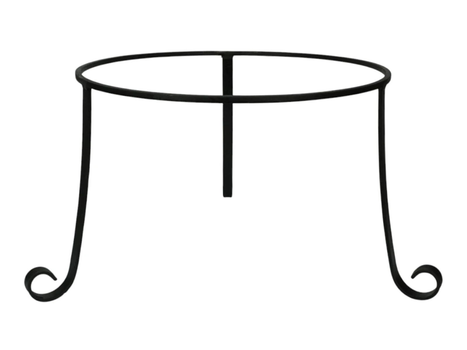 Freisteller Frontansicht: Feuerstellenständer “Feuerschale Embero Pure”, rundes schwarzes Metall, Ø 50 × H 35 × T 50 cm Freisteller Frontansicht: Feuerstellenständer “Feuerschale Embero Pure”, rundes schwarzes Metall, Ø 50 × H 35 × T 50 cm